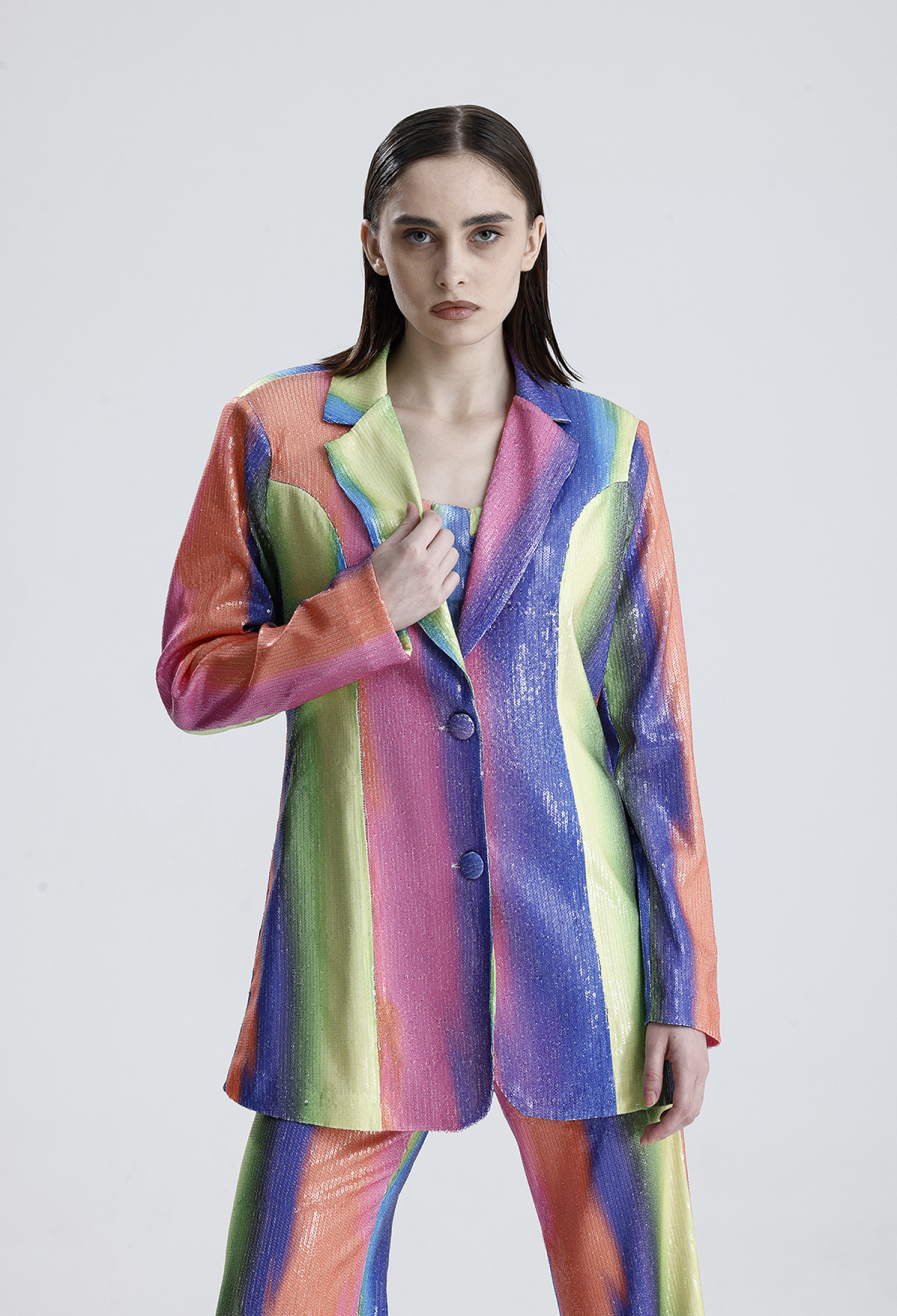 Pink Single-Breasted Blazer Jacket - Brand: SENSE - Women & Kids, Baby Clothes Wholesale - TheBS Women