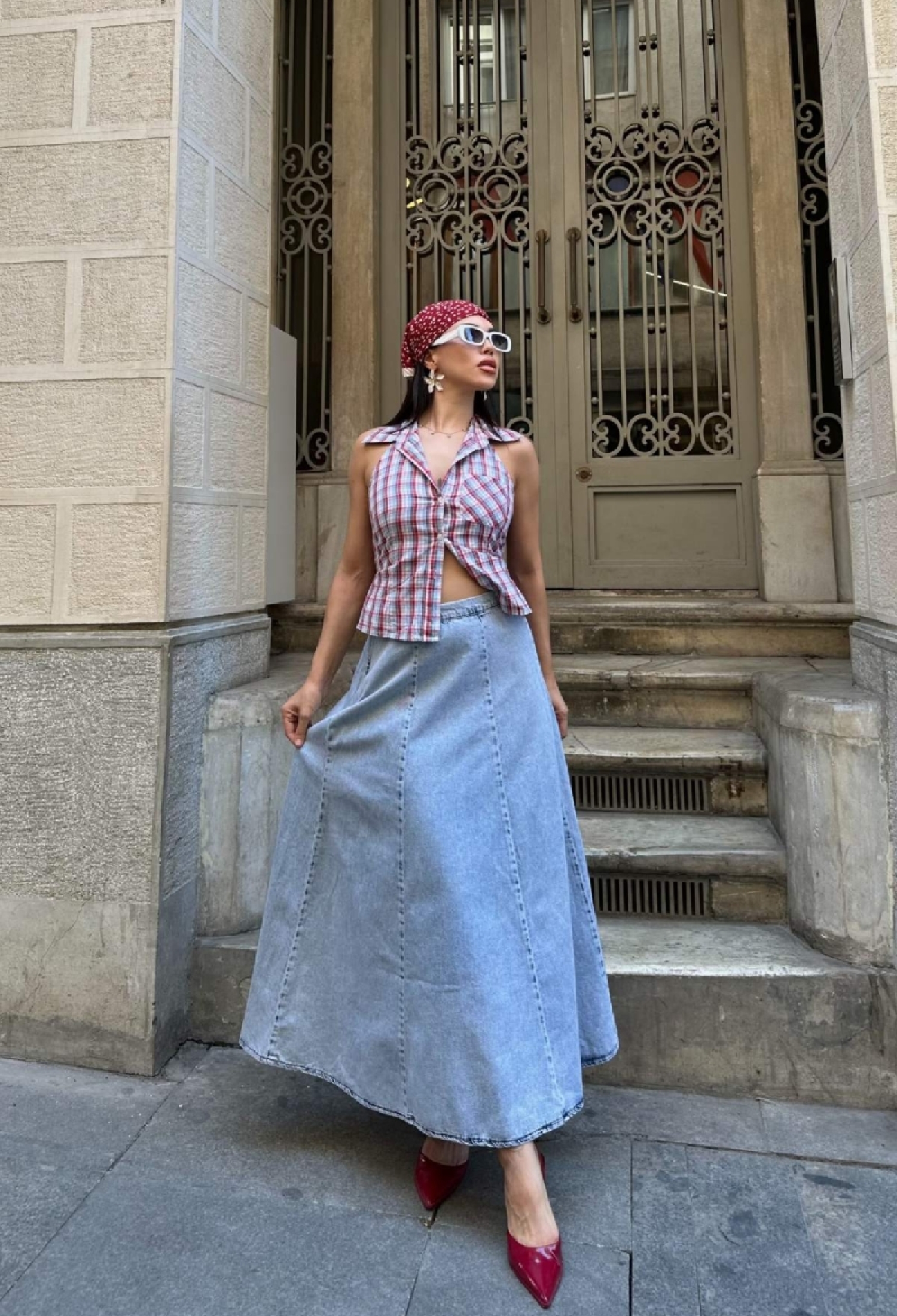 Casual Flared Maxi Skirt - Brand: XLove - Women & Kids, Baby Clothes Wholesale - TheBS Women