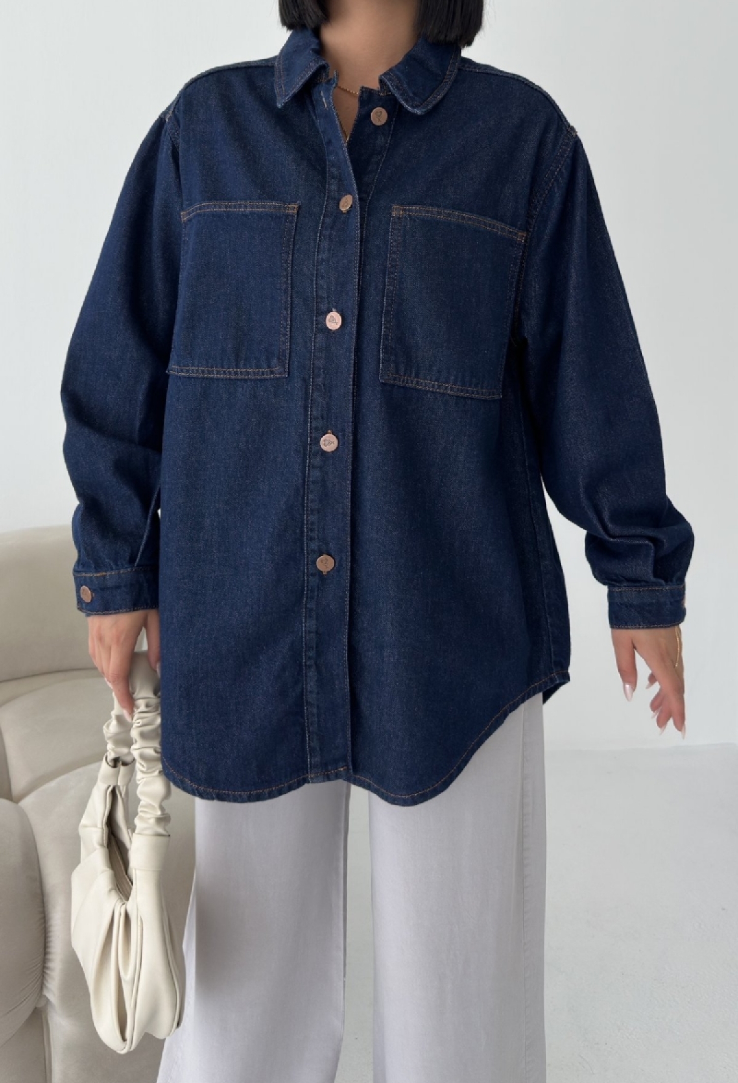 Casual Oversized Buttoned Shirt - Brand: XLove - Women & Kids, Baby Clothes Wholesale - TheBS Women