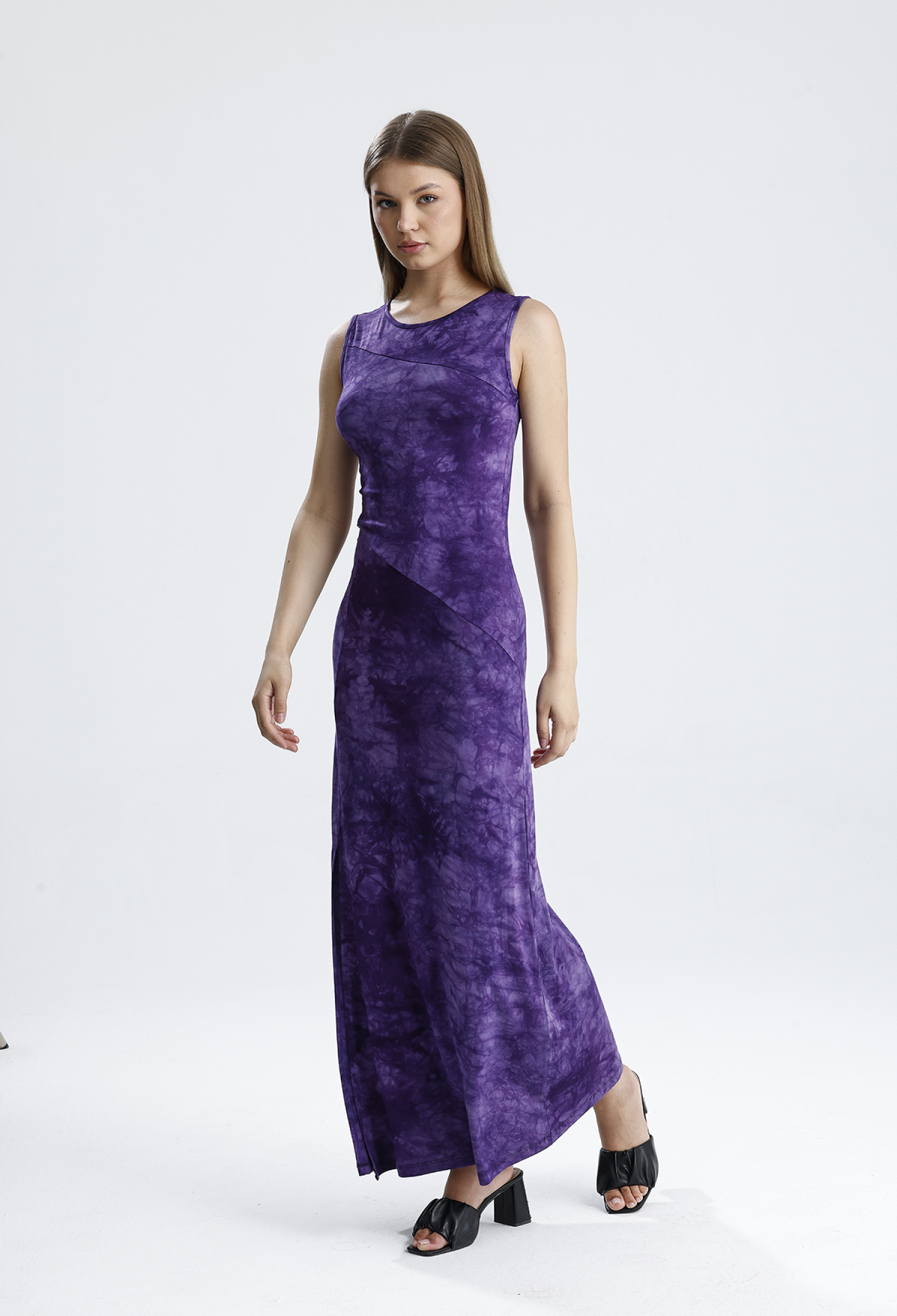 Sheath Dress With Tie Dye Pattern - Brand: SENSE - Women & Kids, Baby Clothes Wholesale - TheBS Women