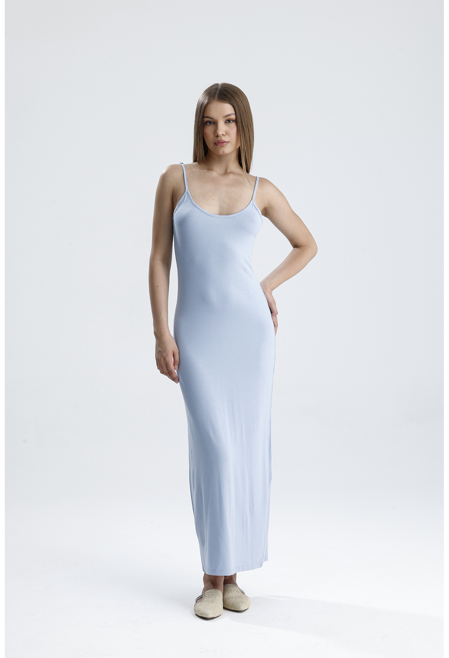 Elegant Slip Dress With Cap Sleeves - Brand: SENSE - Women & Kids, Baby Clothes Wholesale - TheBS Women