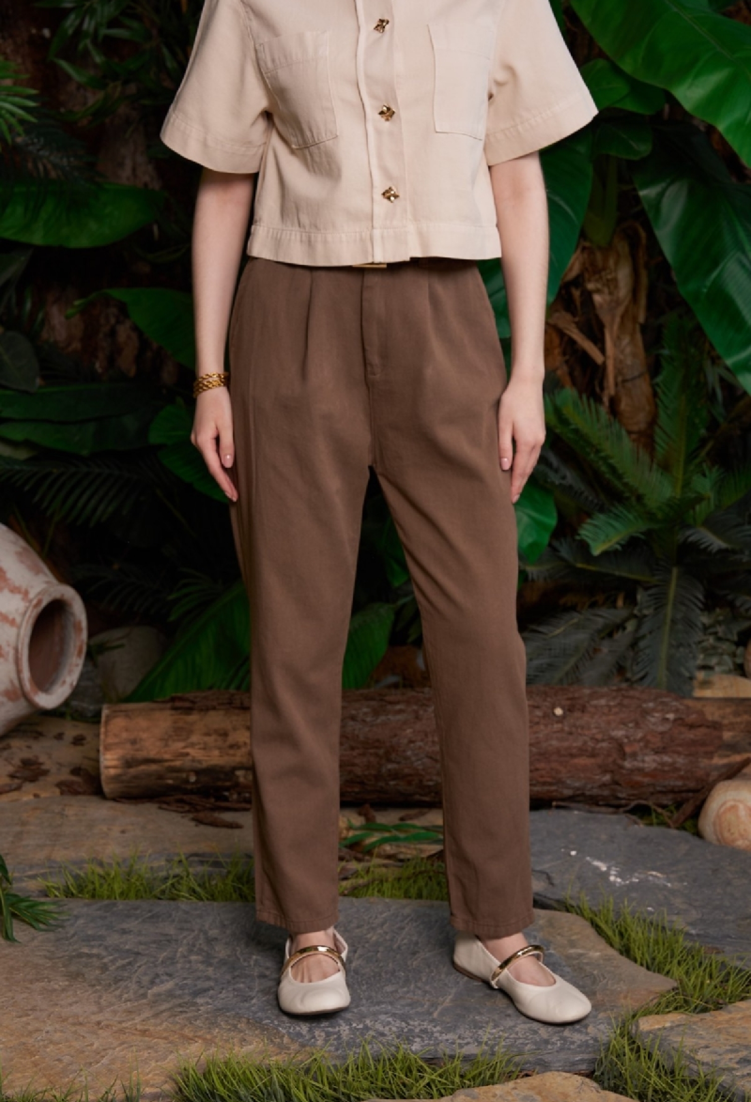 Tapered/Carrot Pants With High Waist - Brand: XLove - Women & Kids, Baby Clothes Wholesale - TheBS Women