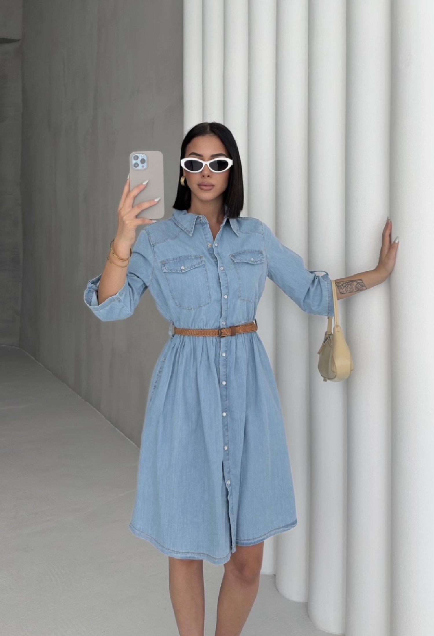 Casual Elegant Formal Shirt Dress - Brand: XLove - Women & Kids, Baby Clothes Wholesale - TheBS Women