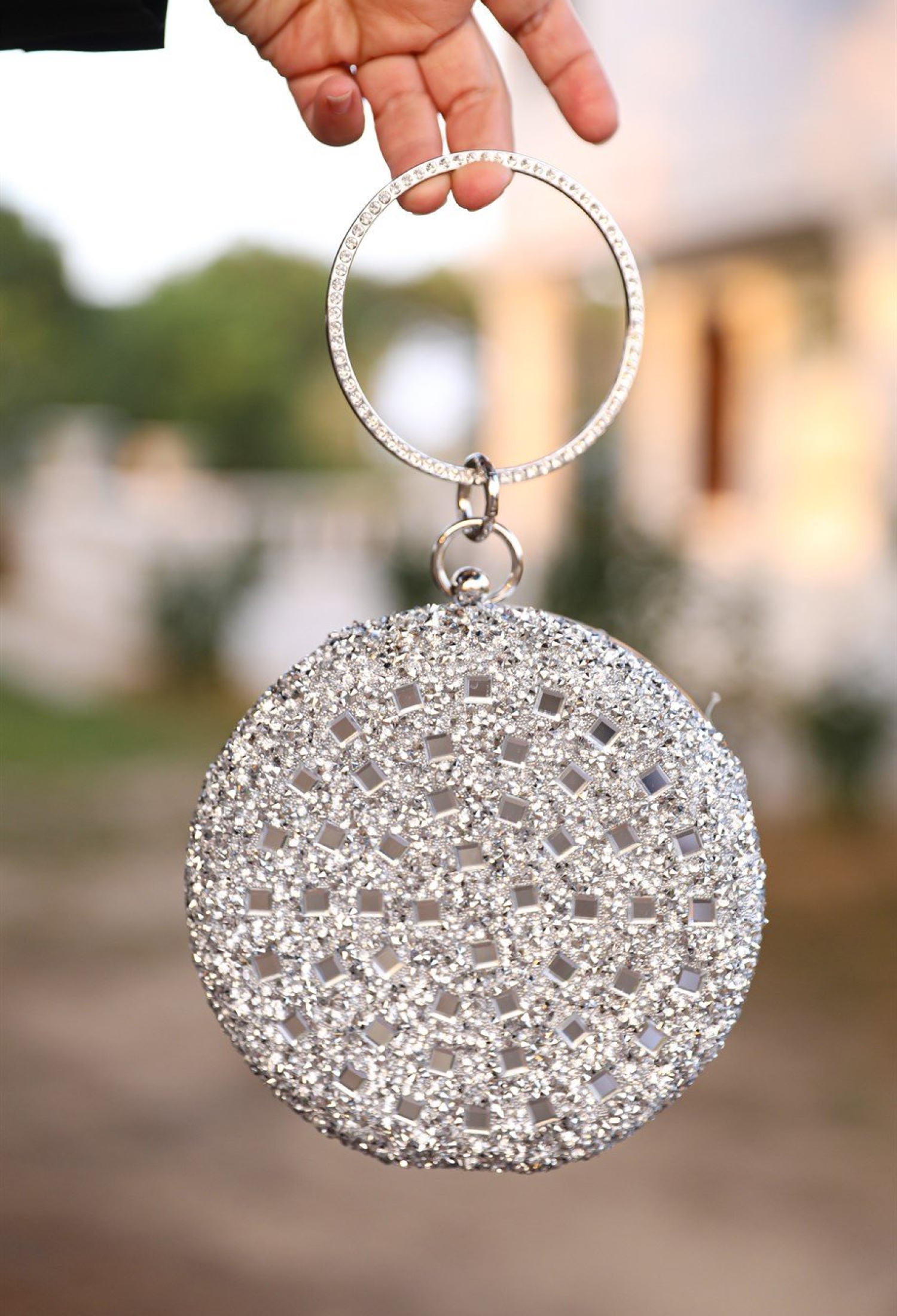 Ring Evening Dress Bag - Gray - Brand: Hulya Keser - Women & Kids, Baby Clothes Wholesale - TheBS Women