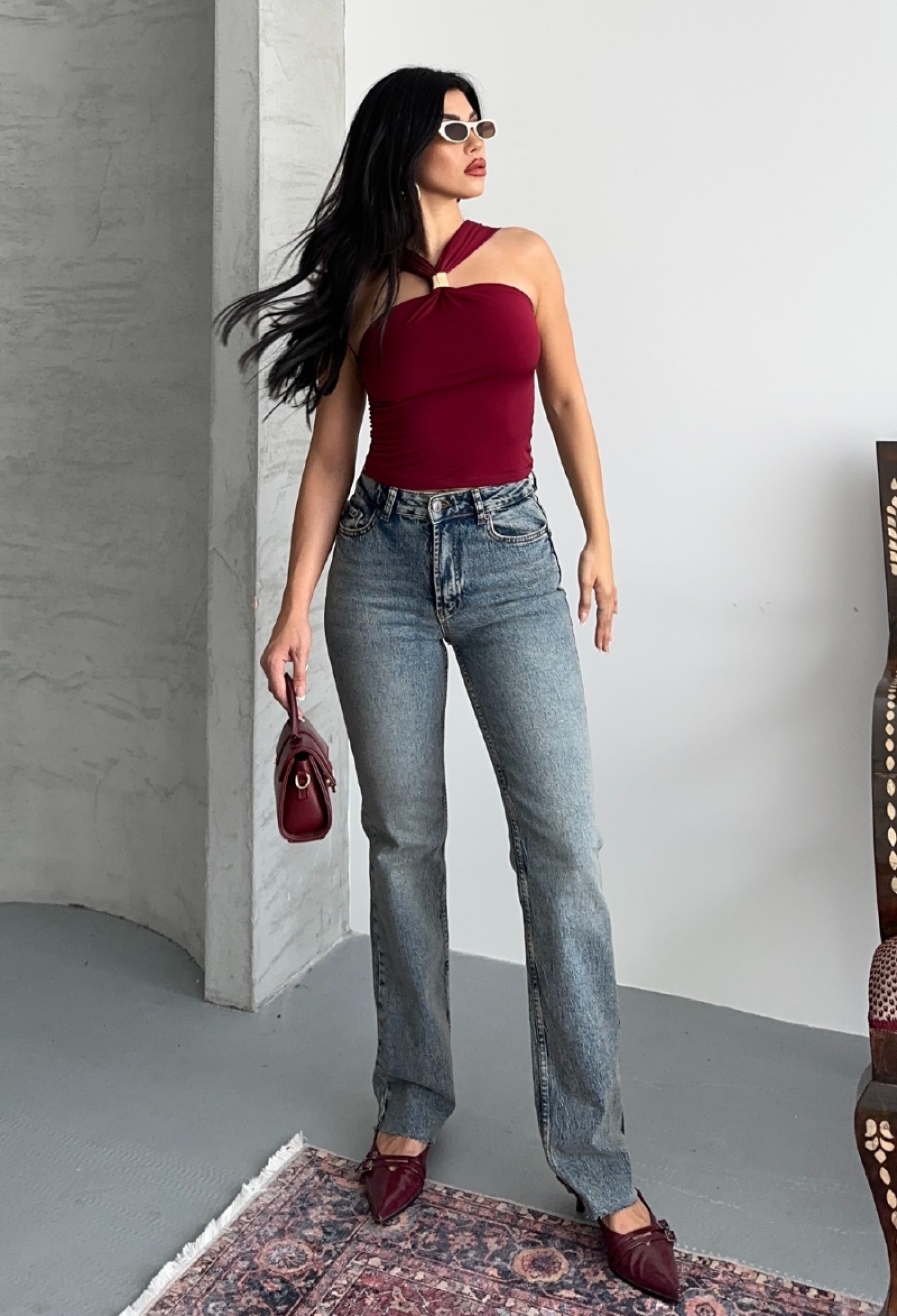 Mom Jeans High Waist Straight Leg - Brand: XLove - Women & Kids, Baby Clothes Wholesale - TheBS Women