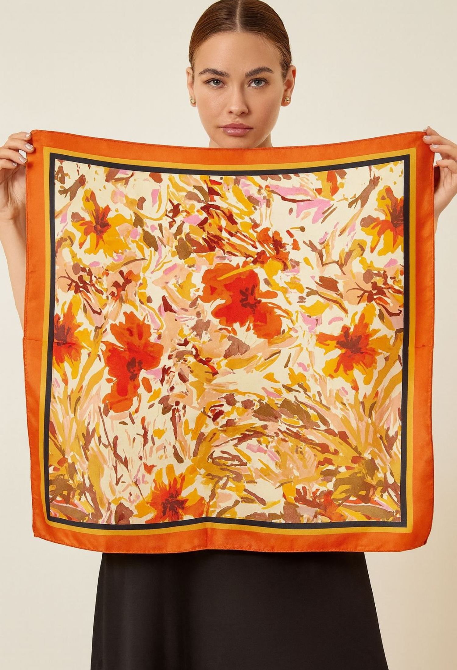 Orange Casual Shawl - Brand: Axesoire - Women & Kids, Baby Clothes Wholesale - TheBS Women