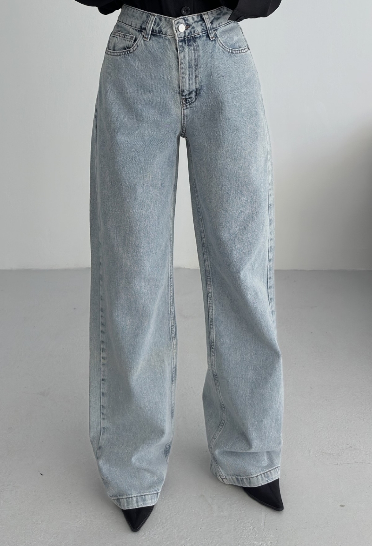 Mom Jeans High Waist Wide Leg Buttoned - Brand: XLove - Women & Kids, Baby Clothes Wholesale - TheBS Women