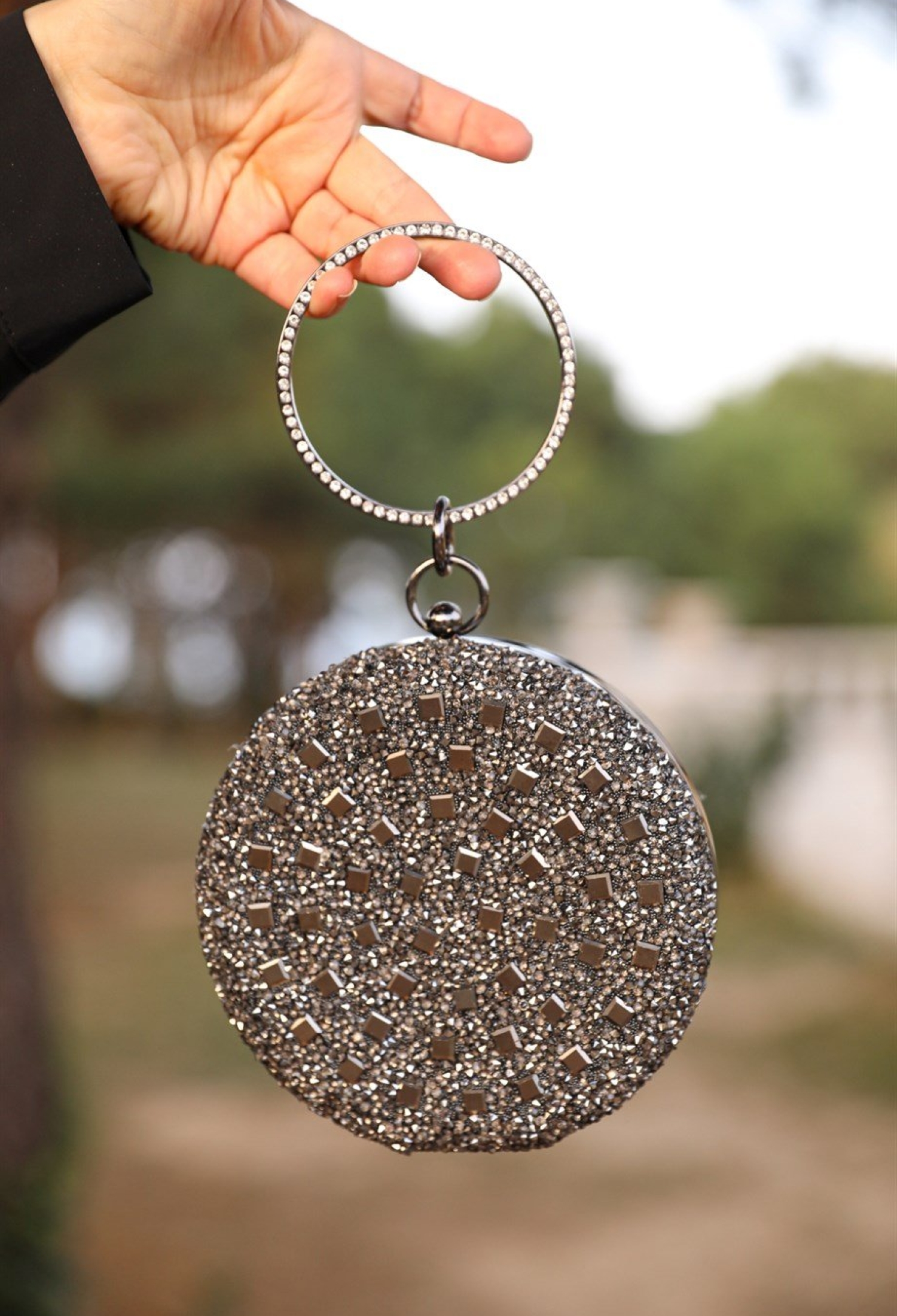 Halka Evening Dress Bag - Anthracite - Brand: Hulya Keser - Women & Kids, Baby Clothes Wholesale - TheBS Women