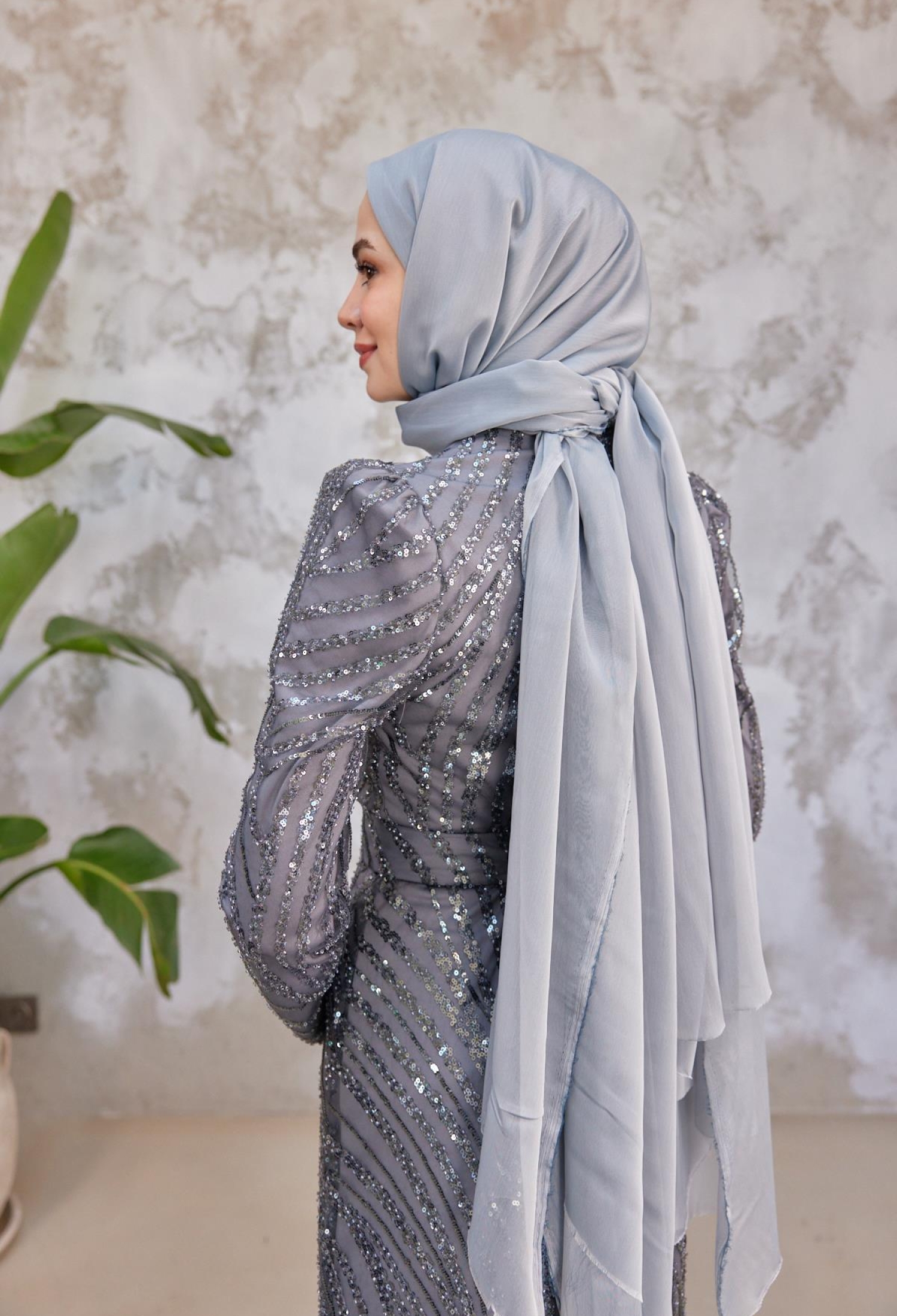 Shawl - Gray - Brand: Hulya Keser - Women & Kids, Baby Clothes Wholesale - TheBS Women