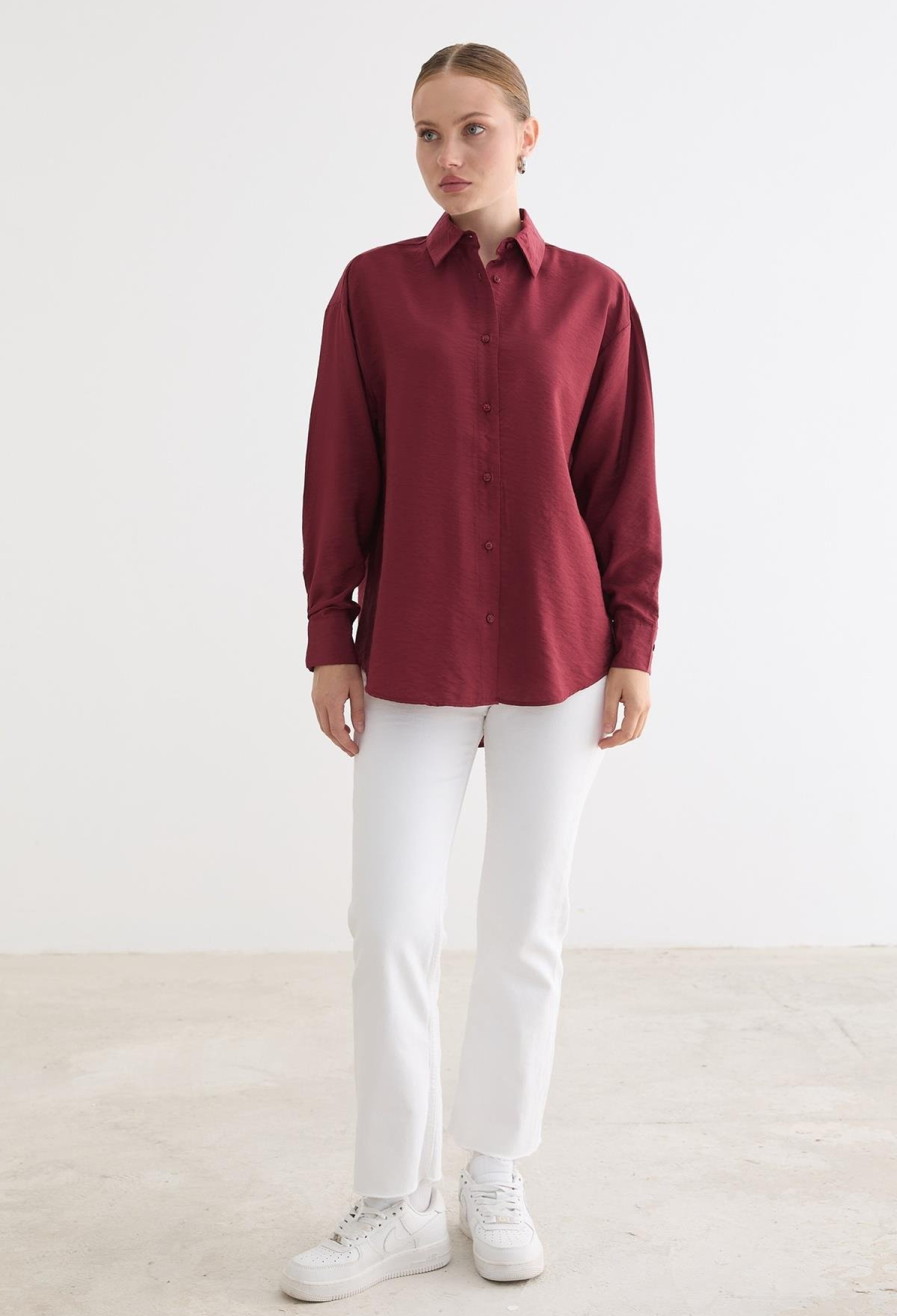 Shirt With Buttoned Polo Neck - Brand: Levure - Women & Kids, Baby Clothes Wholesale - TheBS Women