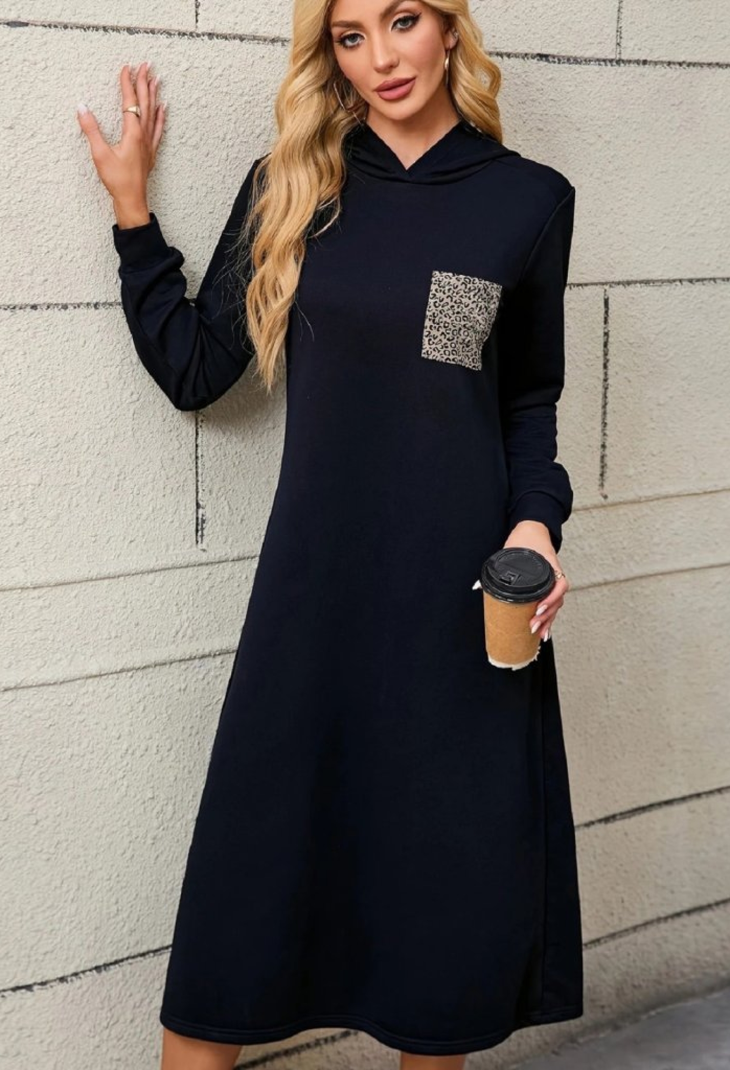 Casual Sport Sweater Dress With Hooded Neck - Brand: Janes - Women & Kids, Baby Clothes Wholesale - TheBS Women
