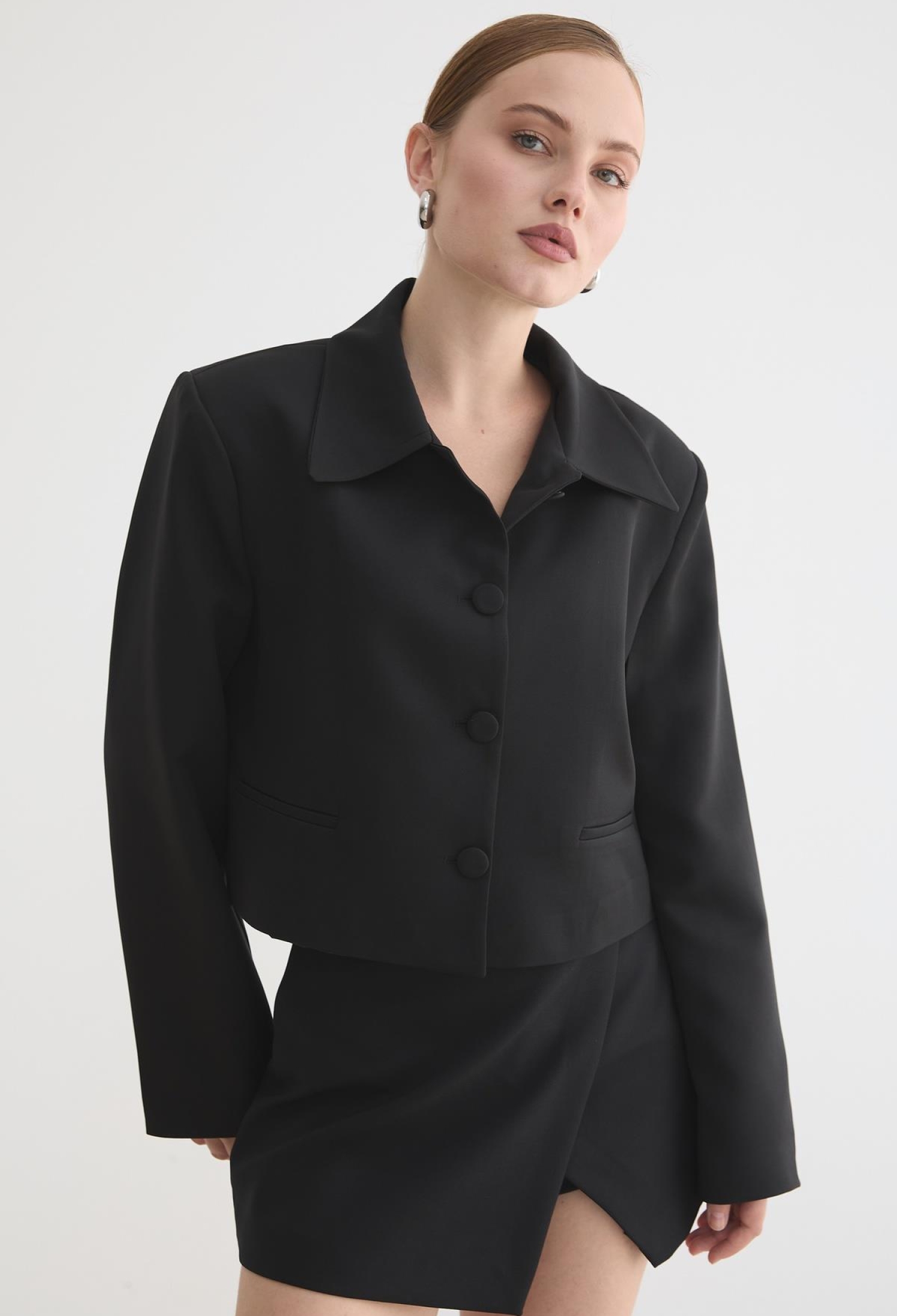 Elegant Slim Fit Single-Breasted Coat - Brand: Levure - Women & Kids, Baby Clothes Wholesale - TheBS Women