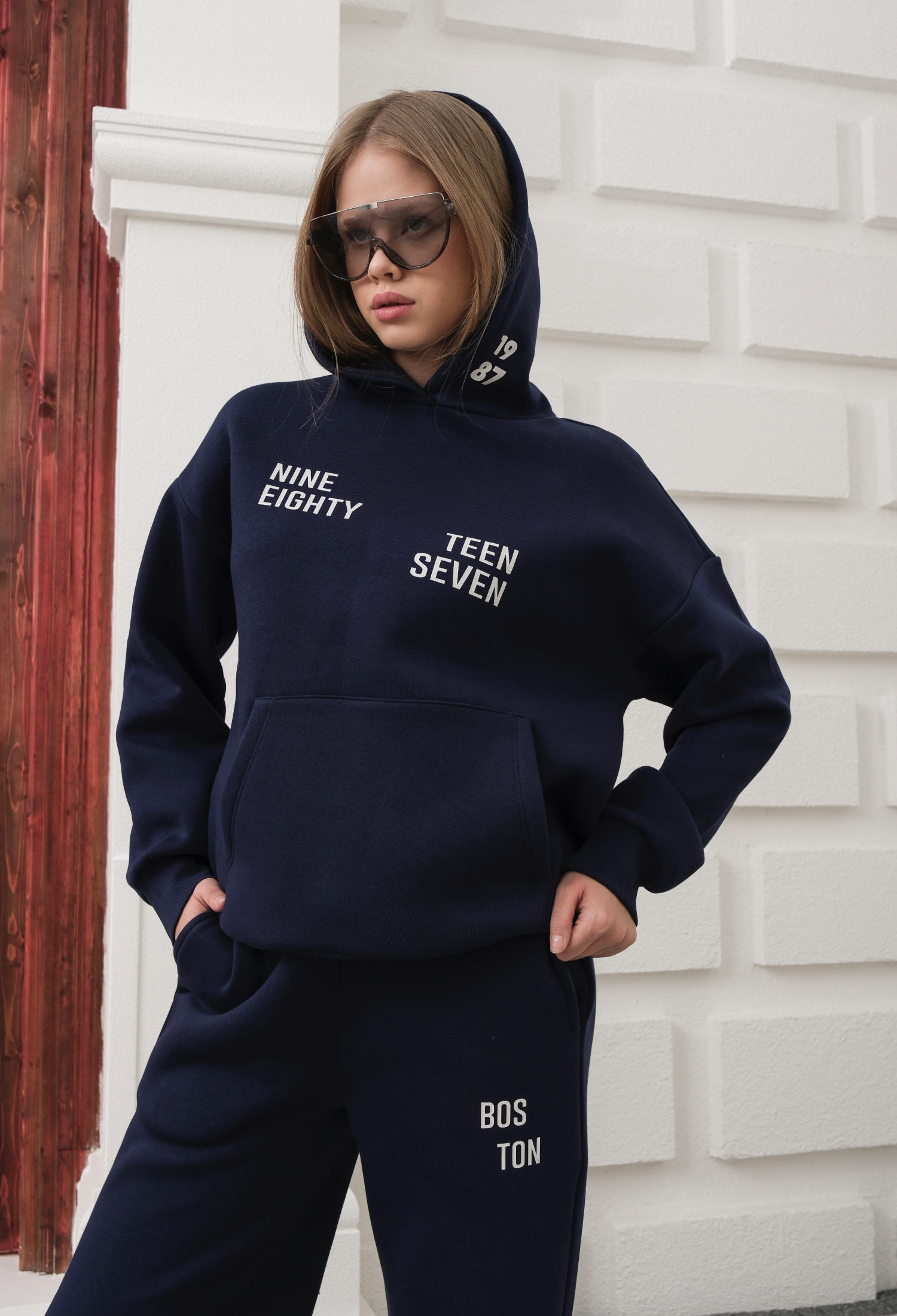 Tracksuit Oversized Fit With Hooded Neck - Brand: Ouz Fashion - Women & Kids, Baby Clothes Wholesale - TheBS Women