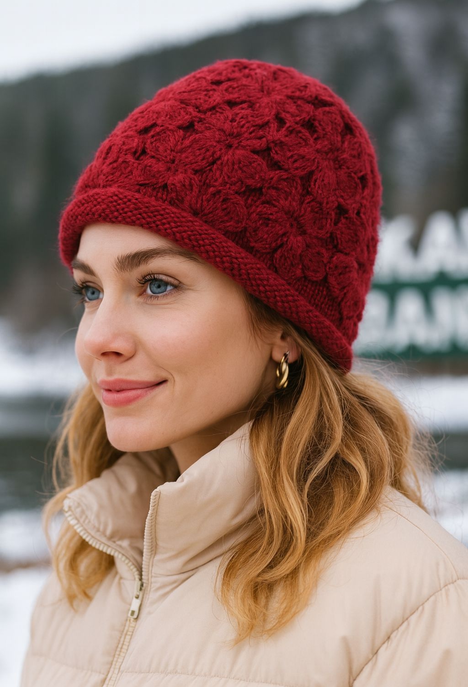 Red Beret Casual Vintage Elegant Boho Style - Brand: Axesoire - Women & Kids, Baby Clothes Wholesale - TheBS Women