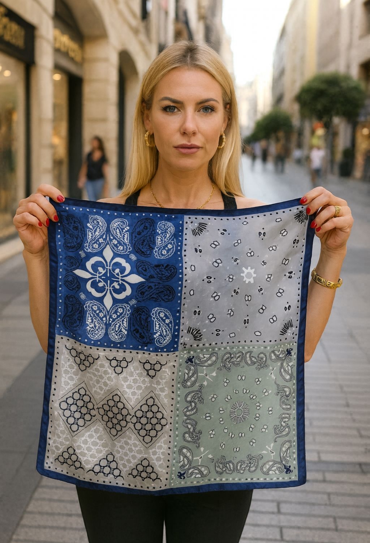 Ethnic Paisley Shawl - Brand: Axesoire - Women & Kids, Baby Clothes Wholesale - TheBS Women