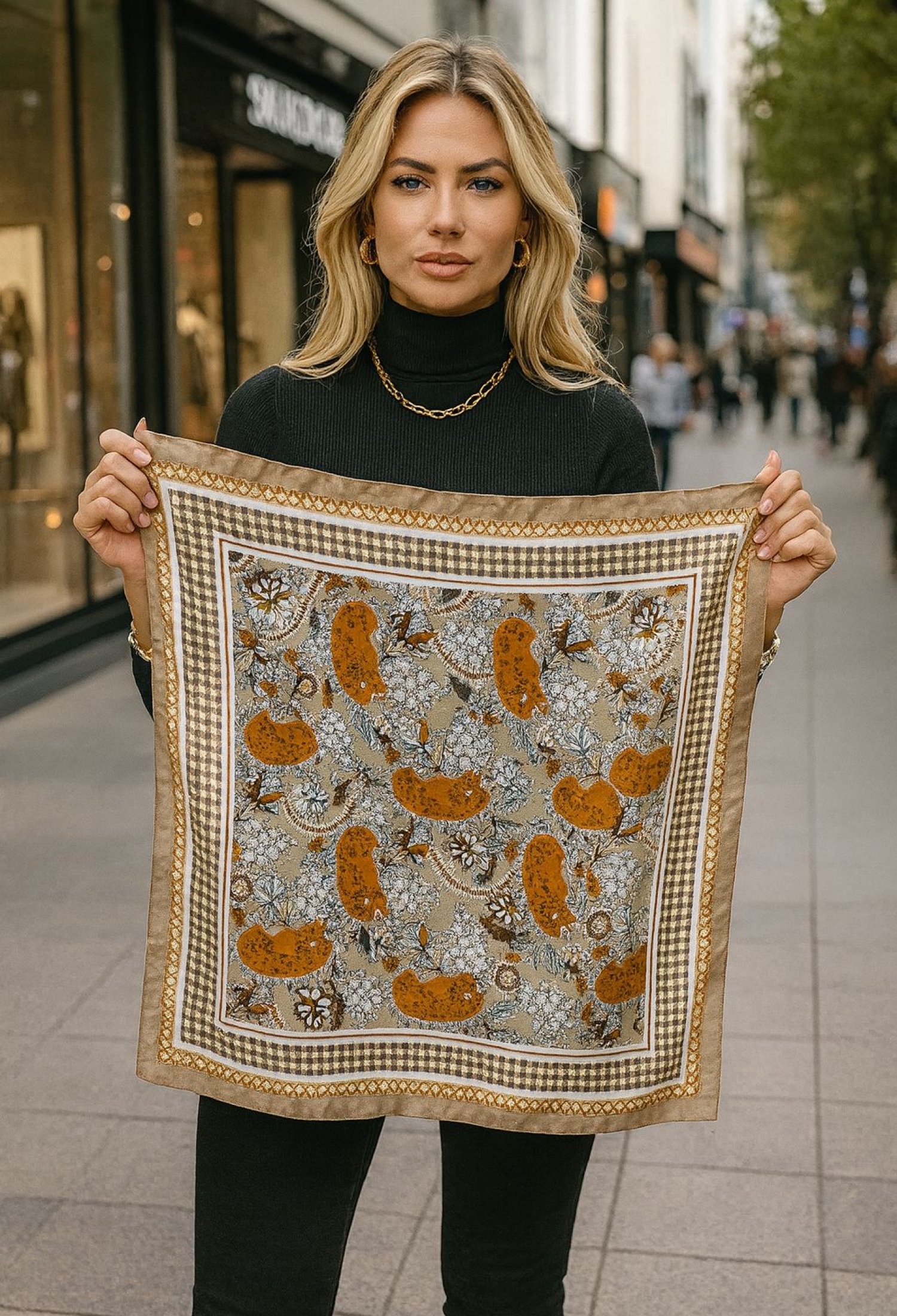 Ethnic Elegant Vintage Shawl - Brand: Axesoire - Women & Kids, Baby Clothes Wholesale - TheBS Women