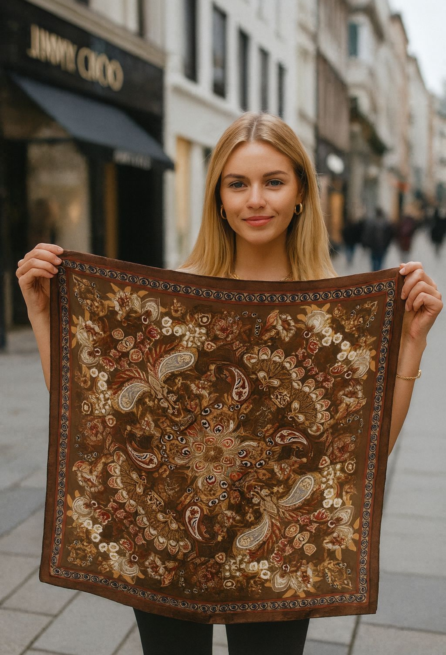 Ethnic Paisley Shawl - Brand: Axesoire - Women & Kids, Baby Clothes Wholesale - TheBS Women