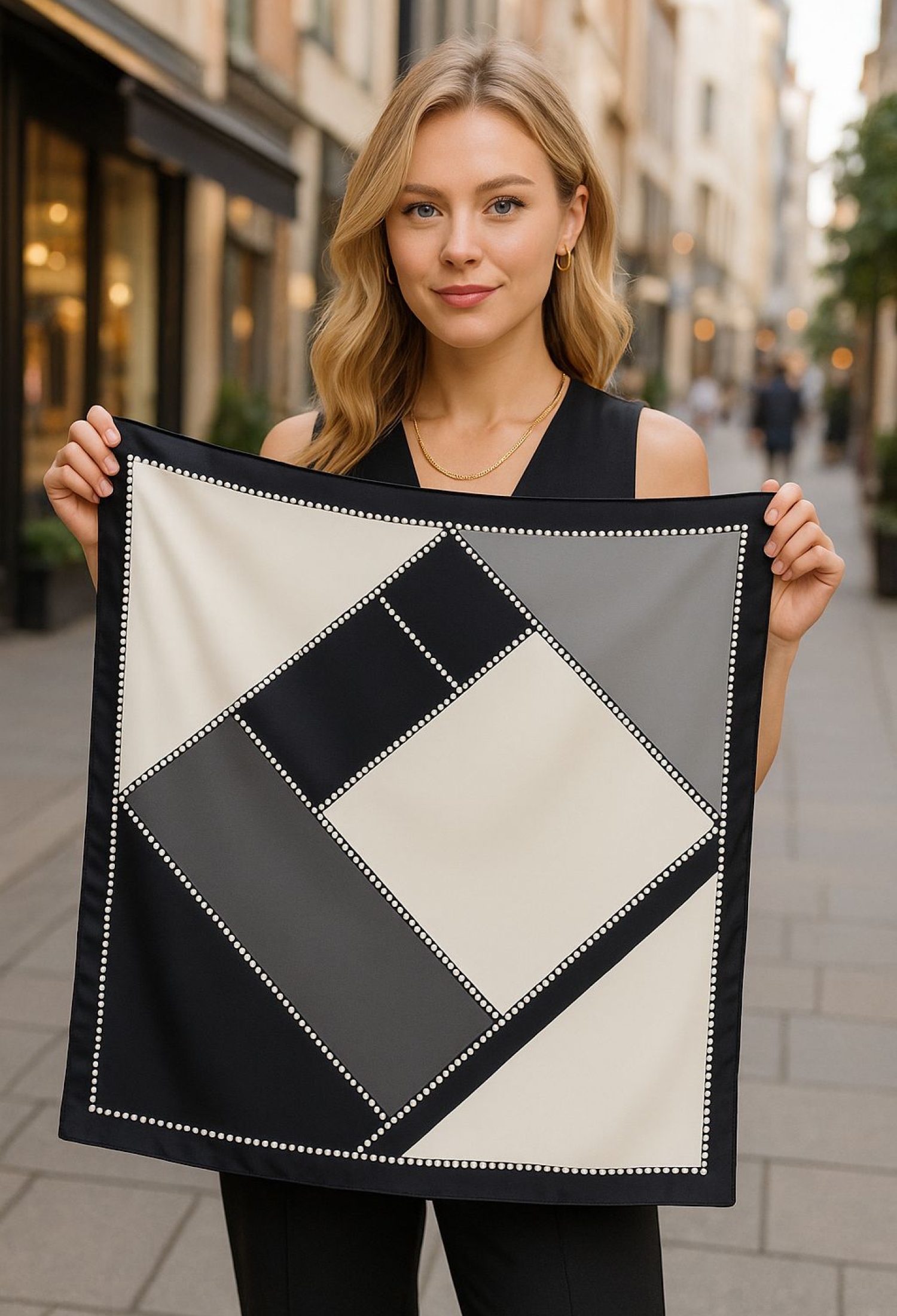 Elegant Black Shawl For Work And Evening Wear - Brand: Axesoire - Women & Kids, Baby Clothes Wholesale - TheBS Women