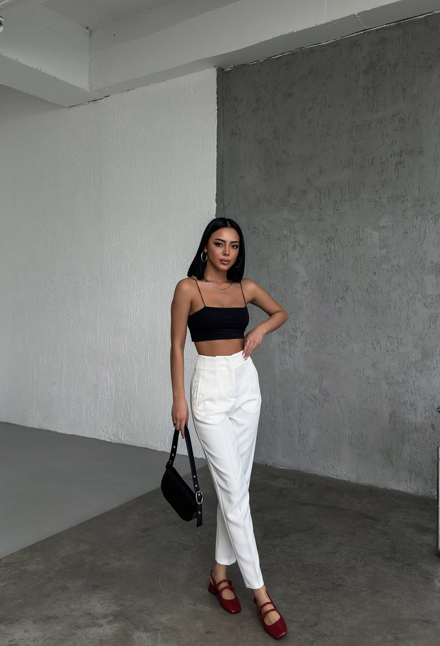 High Waist Dart Trousers - Brand: Ouz Fashion - Women & Kids, Baby Clothes Wholesale - TheBS Women