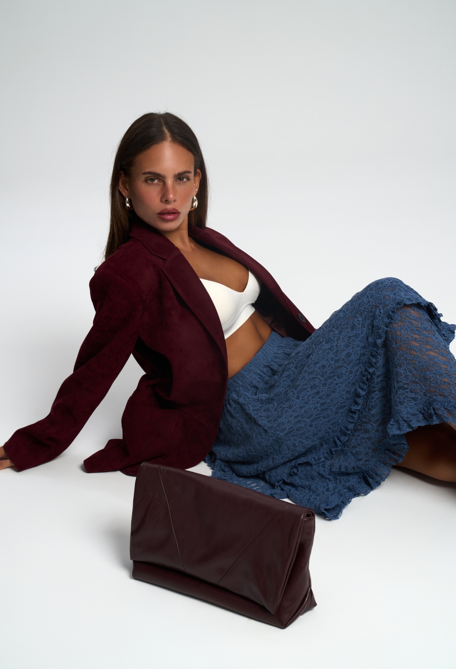 Blue Boho Elegant Asymmetrical Maxi Skirt - Brand: Mai Collection - Women & Kids, Baby Clothes Wholesale - TheBS Women