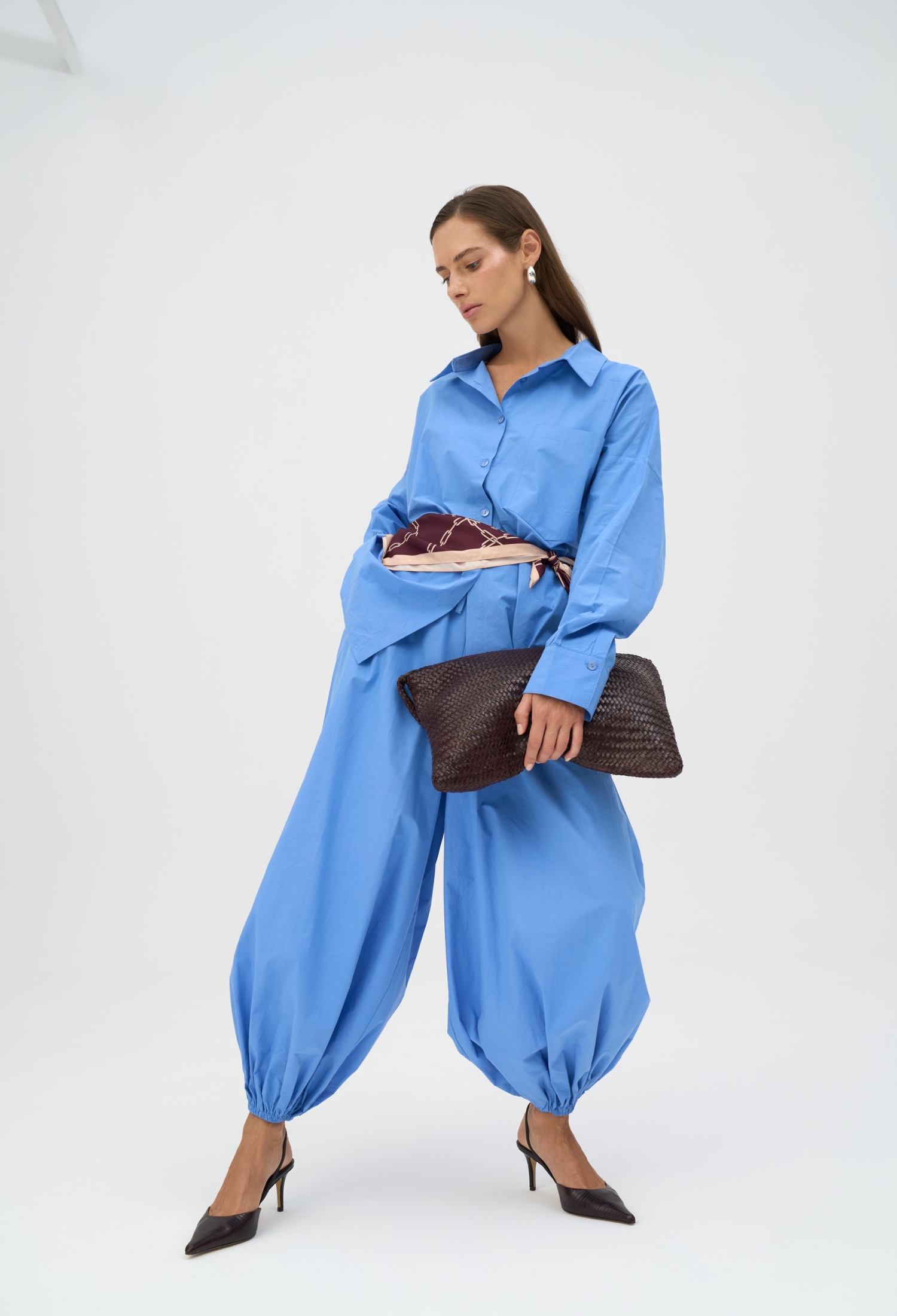 Parachute Pants With Balloon Leg And Drawstring - Brand: Mai Collection - Women & Kids, Baby Clothes Wholesale - TheBS Women