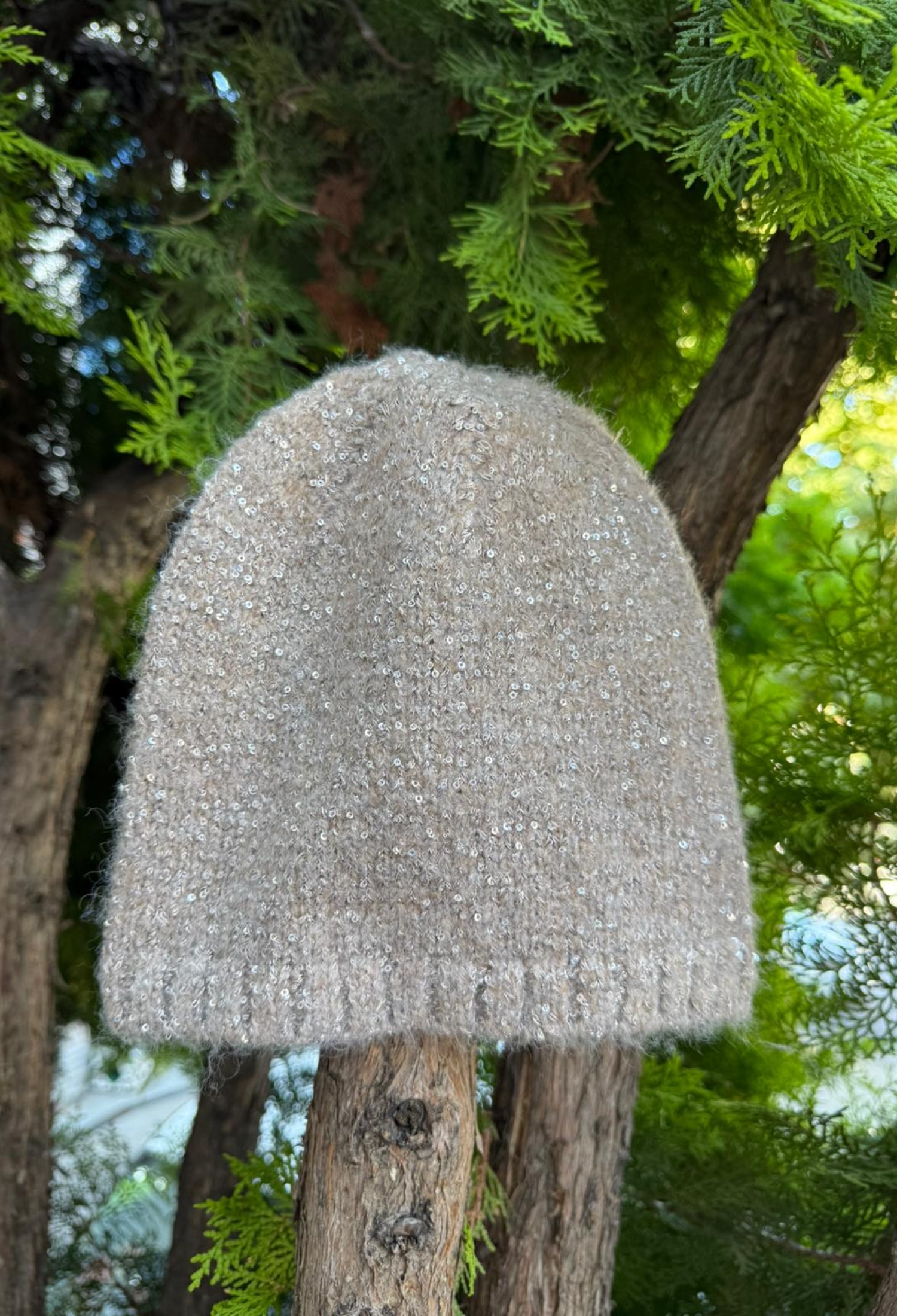 Beige Sequined Elegant Retro Beret - Brand: Axesoire - Women & Kids, Baby Clothes Wholesale - TheBS Women