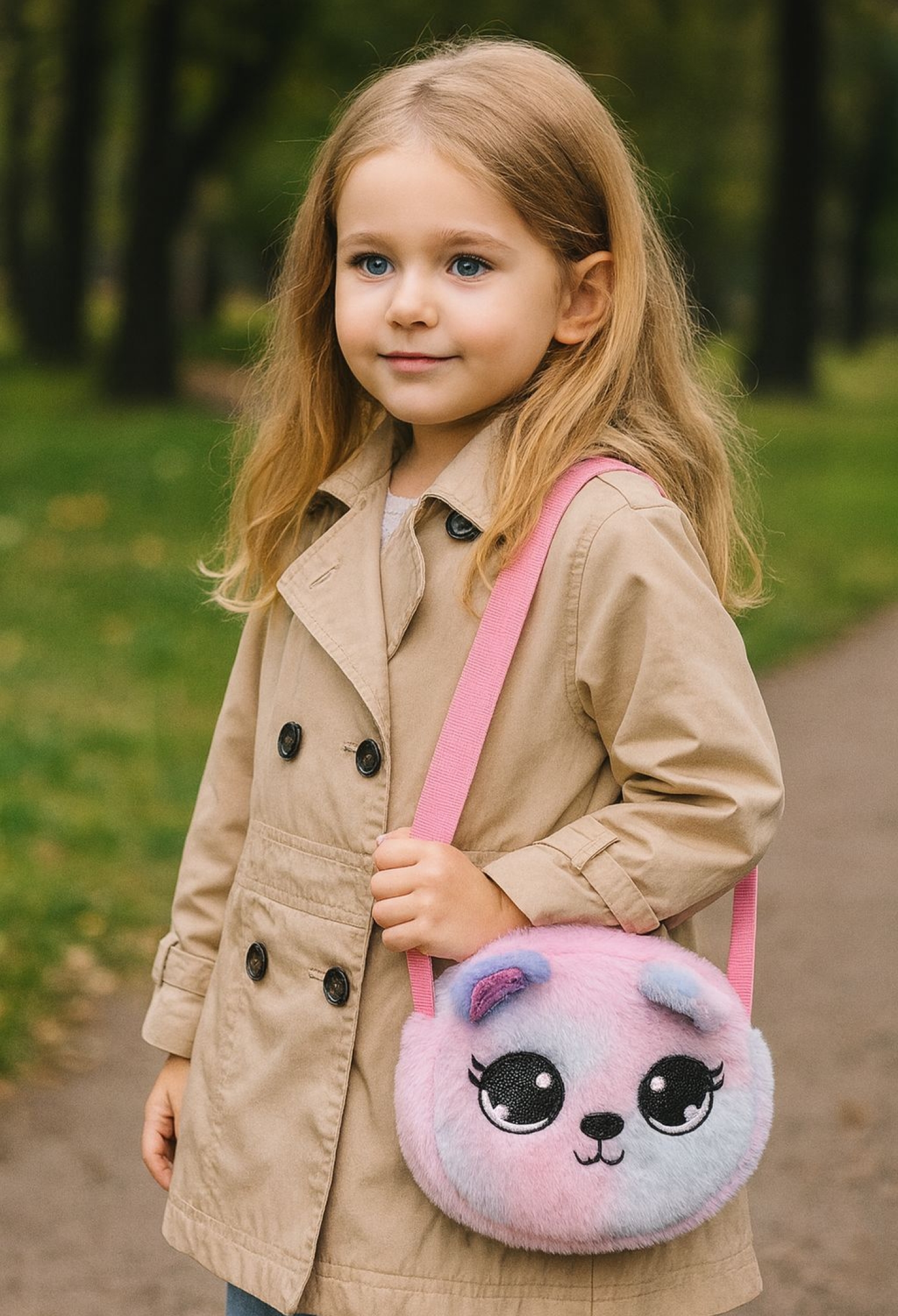 Cat Model Plush Kids Bag 18x17x4 Cm - Brand: Axesoire - Women & Kids, Baby Clothes Wholesale - TheBS Women