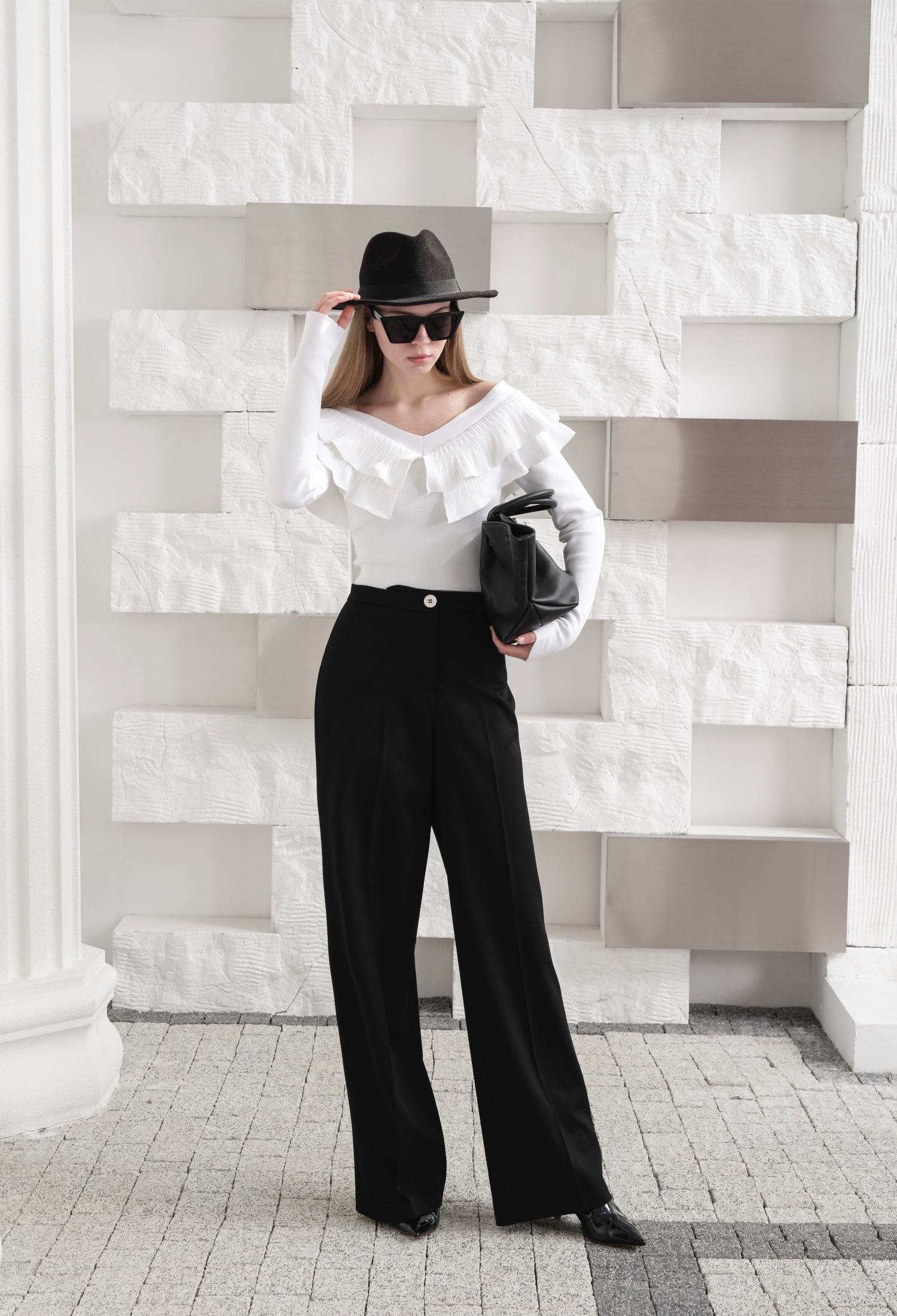 Elegant Formal Palazzo Pants - Brand: Ouz Fashion - Women & Kids, Baby Clothes Wholesale - TheBS Women