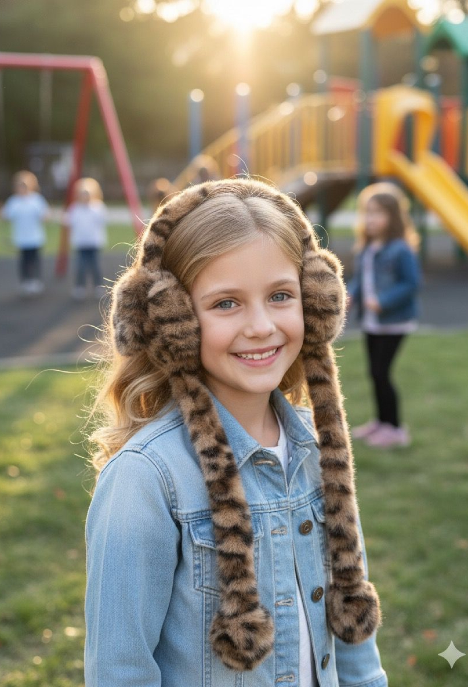 Brown Beret With Casual Cute Animal Print - Brand: Axesoire - Women & Kids, Baby Clothes Wholesale - TheBS Women