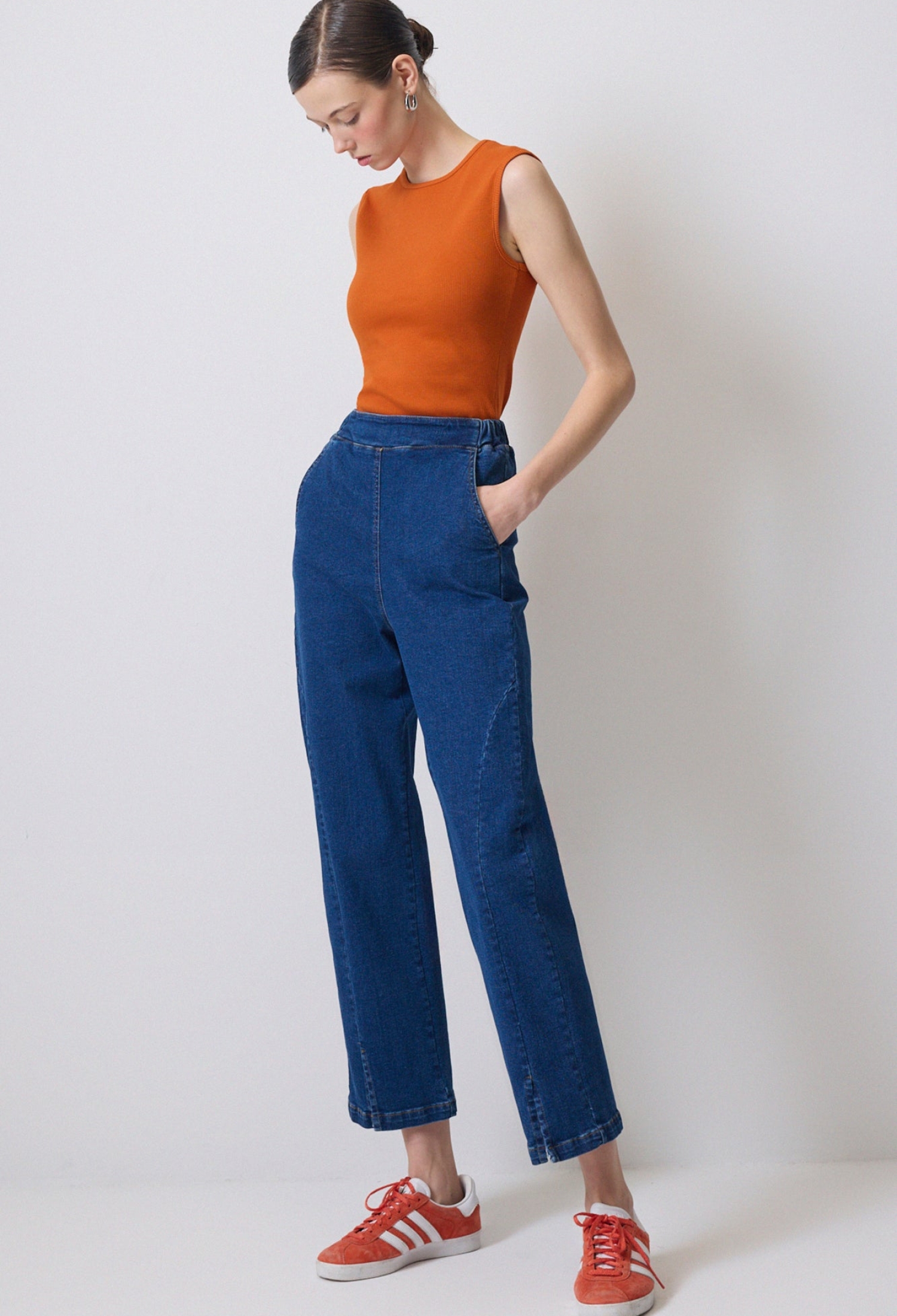 Fitted Sleeveless Cap Sleeve Bodysuit - Brand: Touche Prive - Women & Kids, Baby Clothes Wholesale - TheBS Women