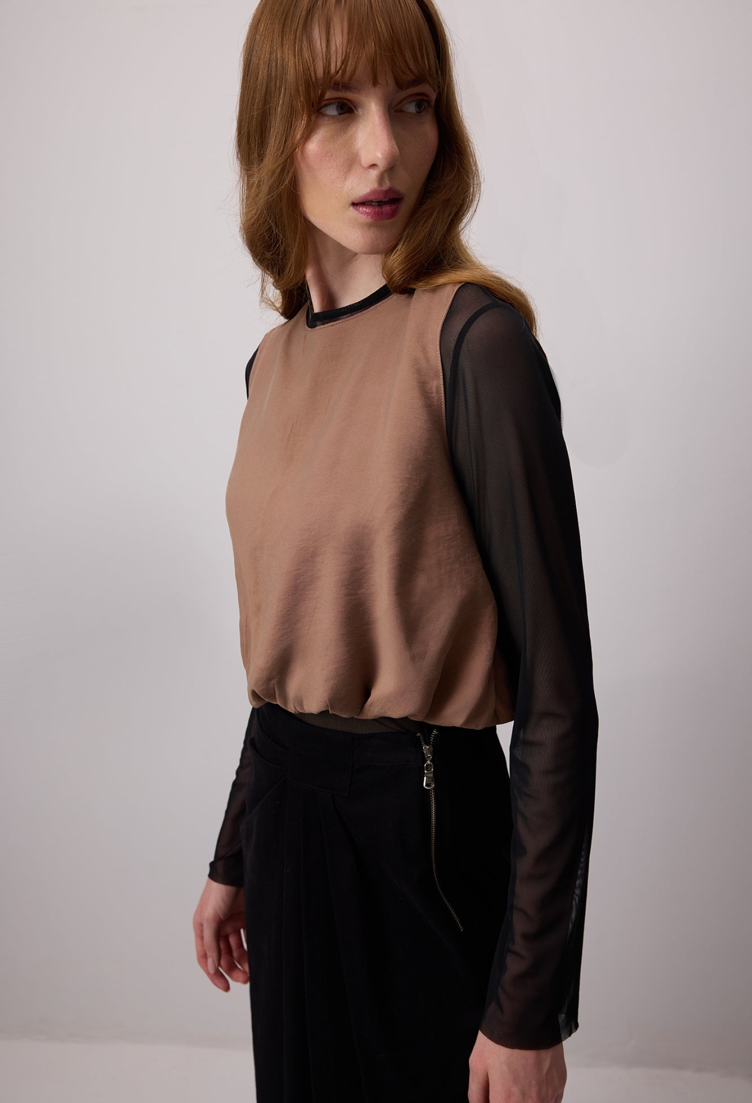 ElegantBlouse With Long Sleeves For Work & Party - Brand: Touche Prive - Women & Kids, Baby Clothes Wholesale - TheBS Women