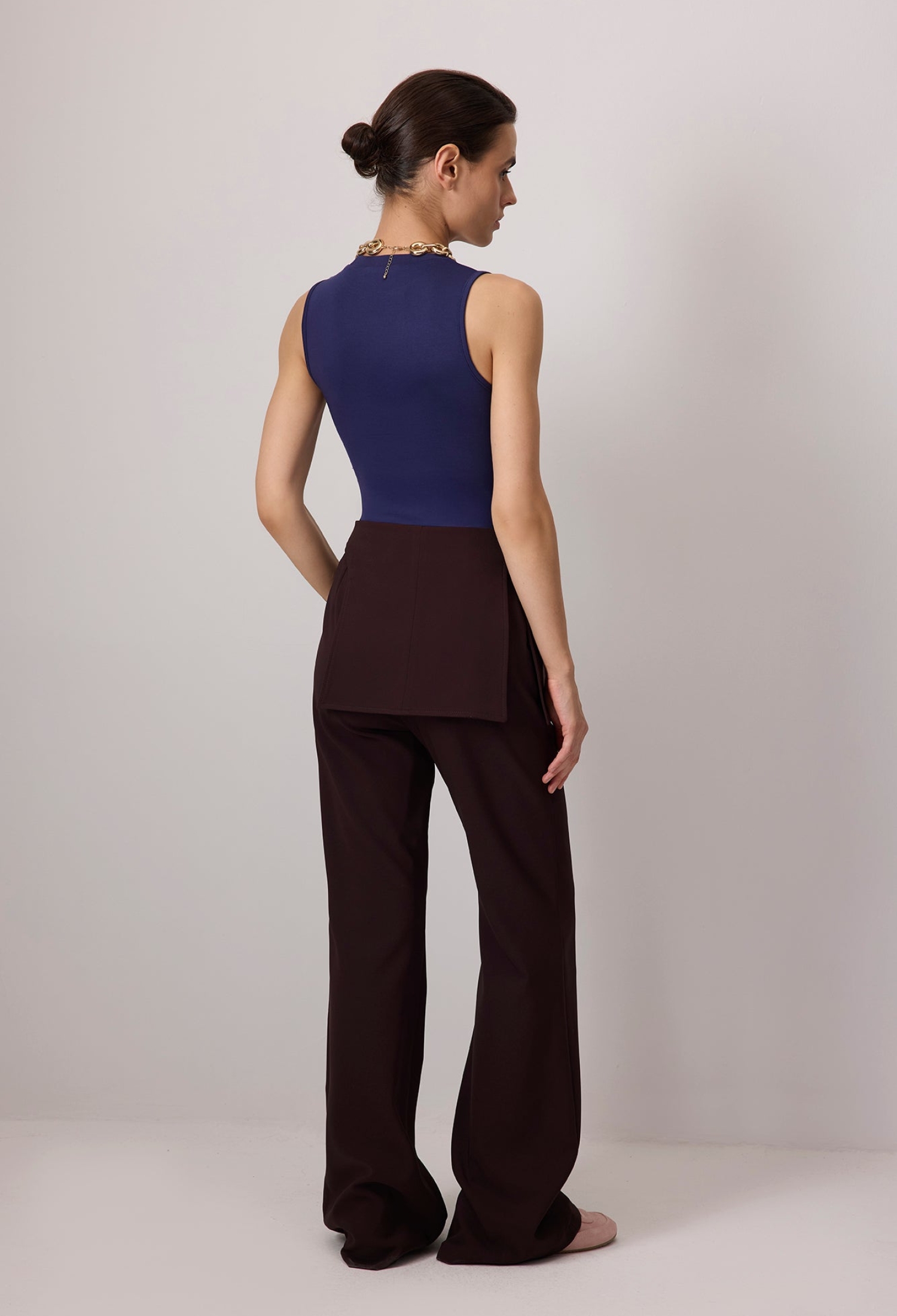 Straight Collar Sleeveless Skirt - Brand: Touche Prive - Women & Kids, Baby Clothes Wholesale - TheBS Women