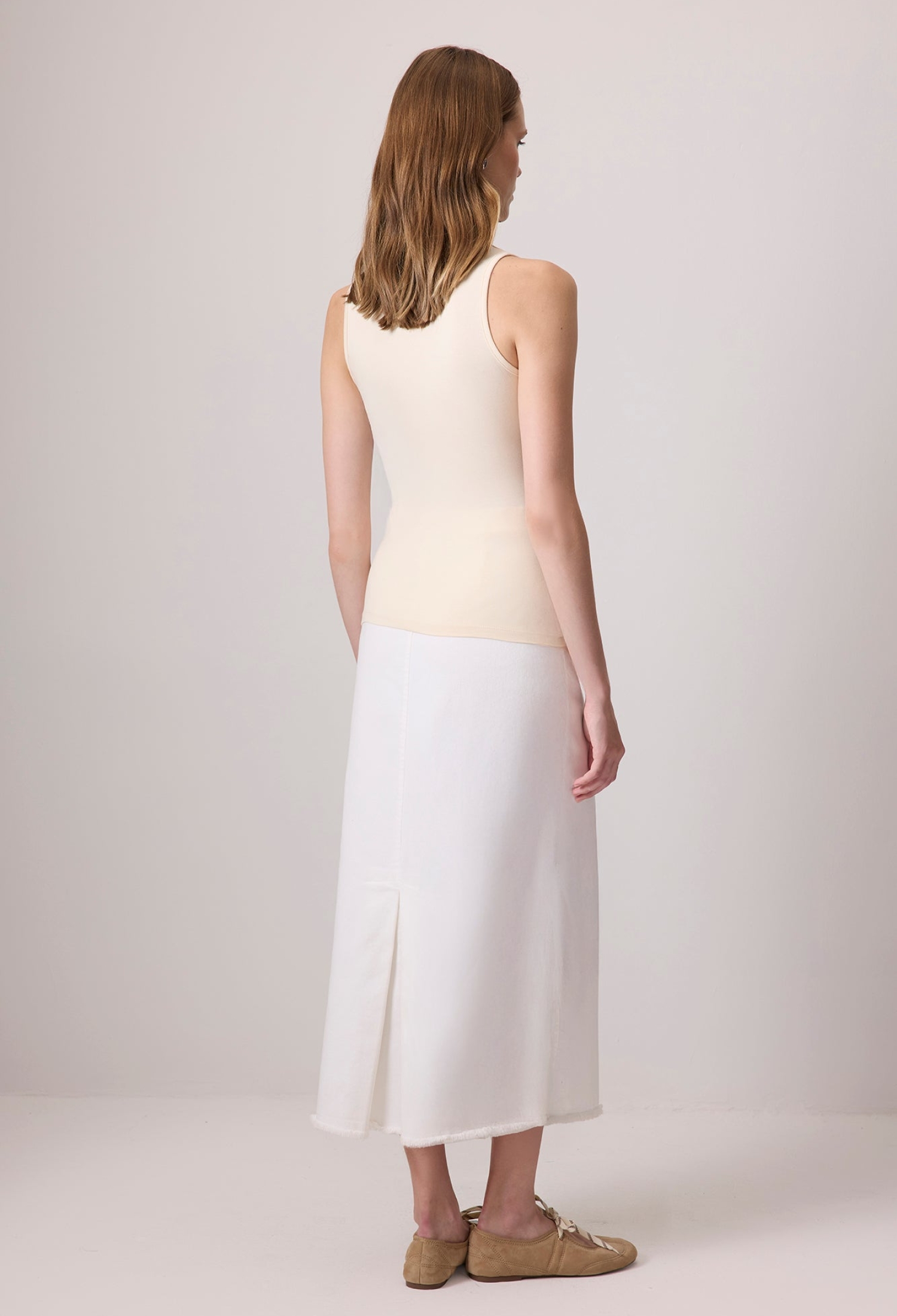 Straight Collar Sleeveless Skirt - Brand: Touche Prive - Women & Kids, Baby Clothes Wholesale - TheBS Women