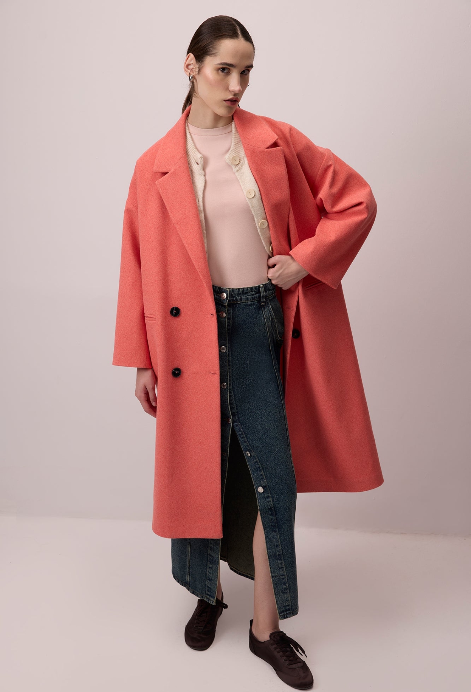 Fitted Bodysuit With High Neck And Long Straight Sleeves - Brand: Touche Prive - Women & Kids, Baby Clothes Wholesale - TheBS Women