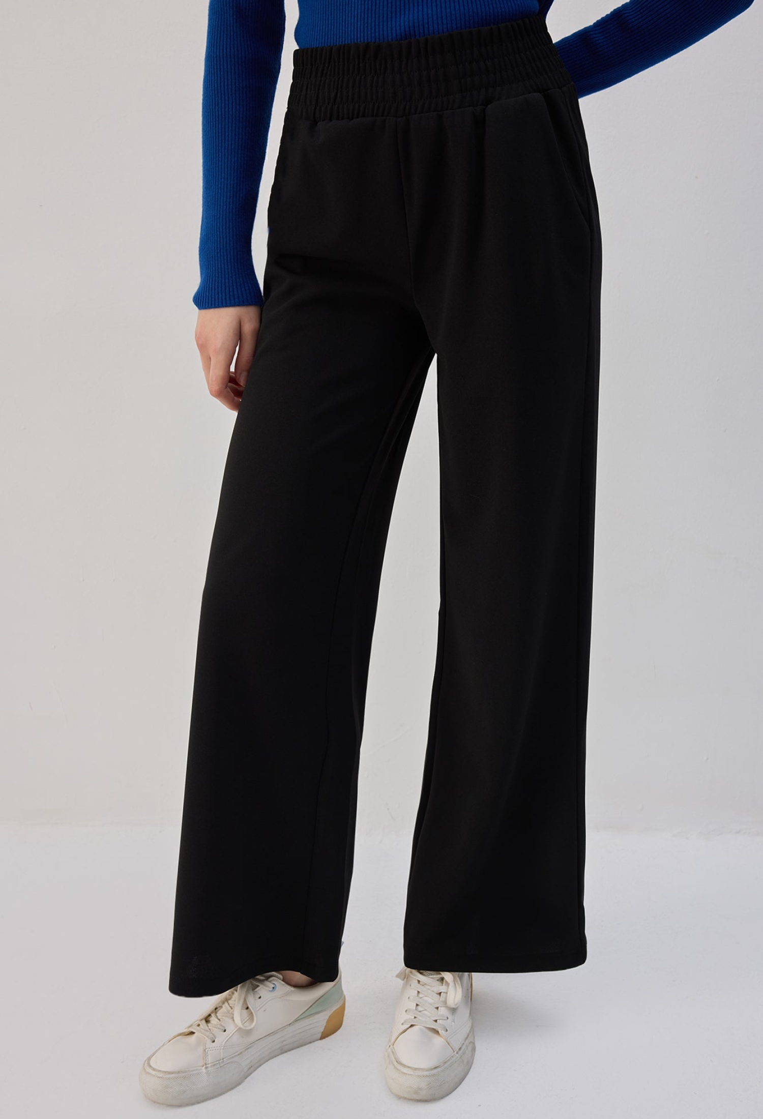 Palazzo Pants With High Waist And Wide Leg - Brand: Touche Prive - Women & Kids, Baby Clothes Wholesale - TheBS Women