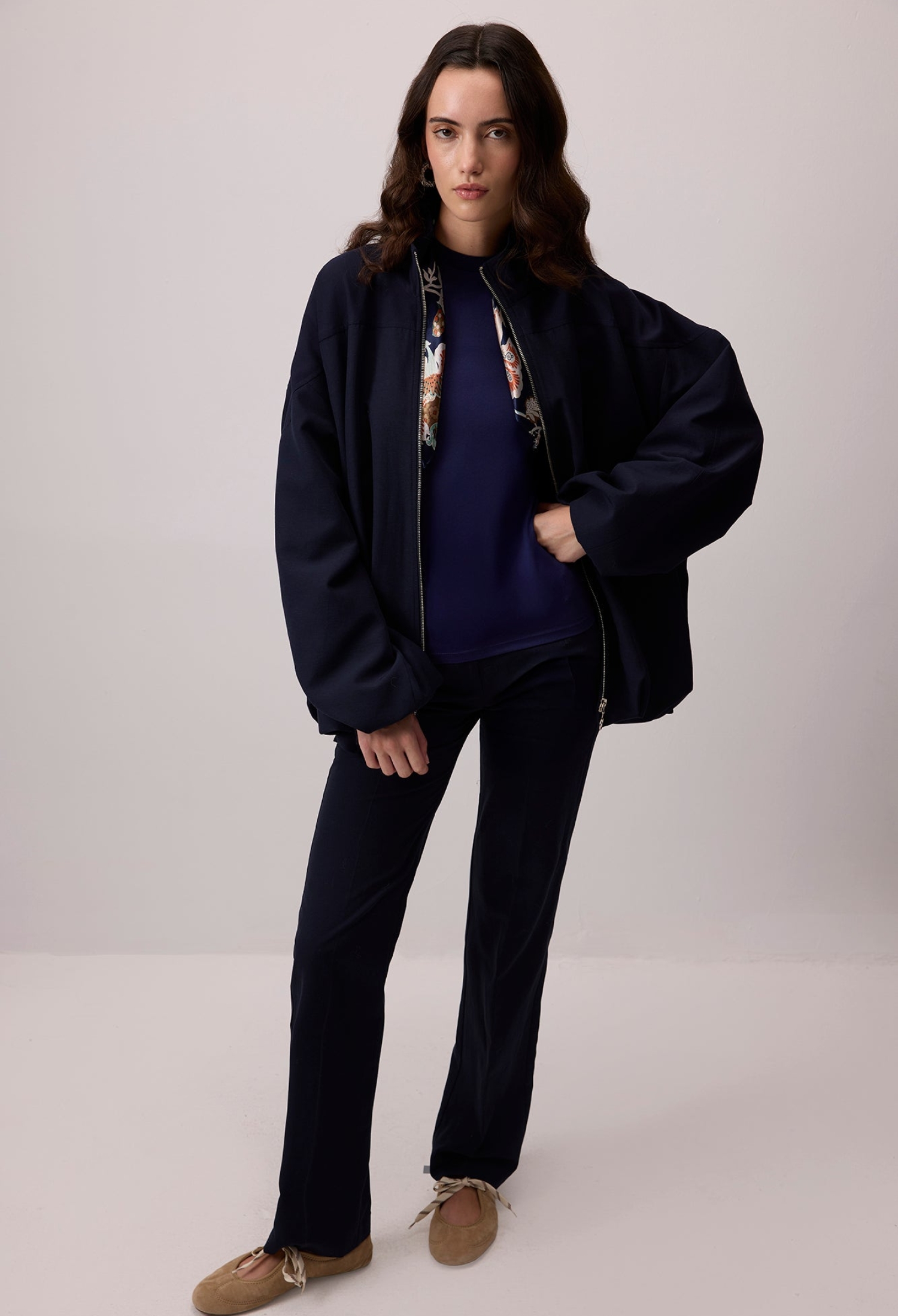 Bodysuit - Slim Fit High Neck Long Sleeve - Brand: Touche Prive - Women & Kids, Baby Clothes Wholesale - TheBS Women