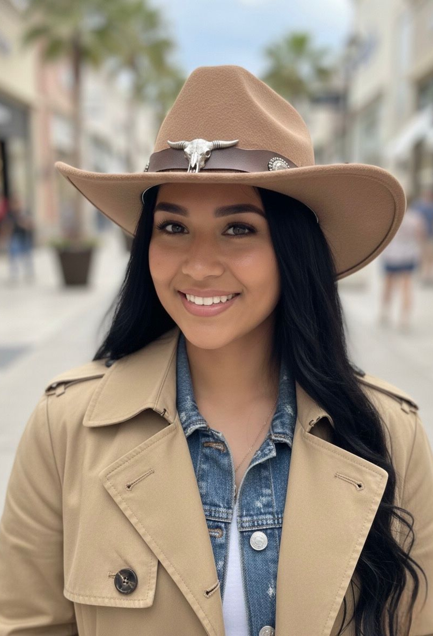 Brown Western Casual Hat - Brand: Axesoire - Women & Kids, Baby Clothes Wholesale - TheBS Women