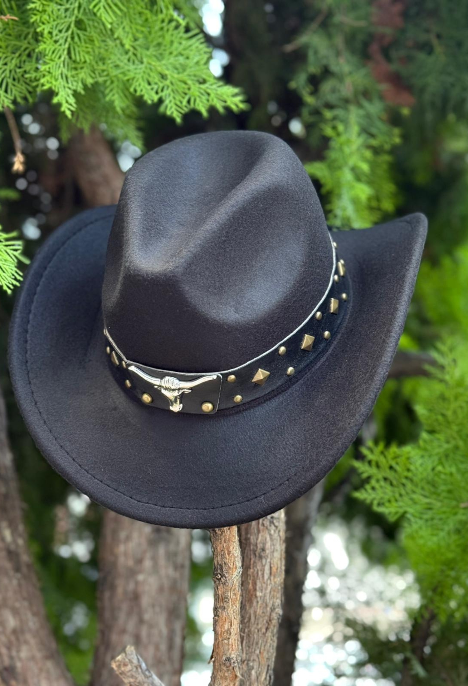 Black Western Casual Hat - Brand: Axesoire - Women & Kids, Baby Clothes Wholesale - TheBS Women