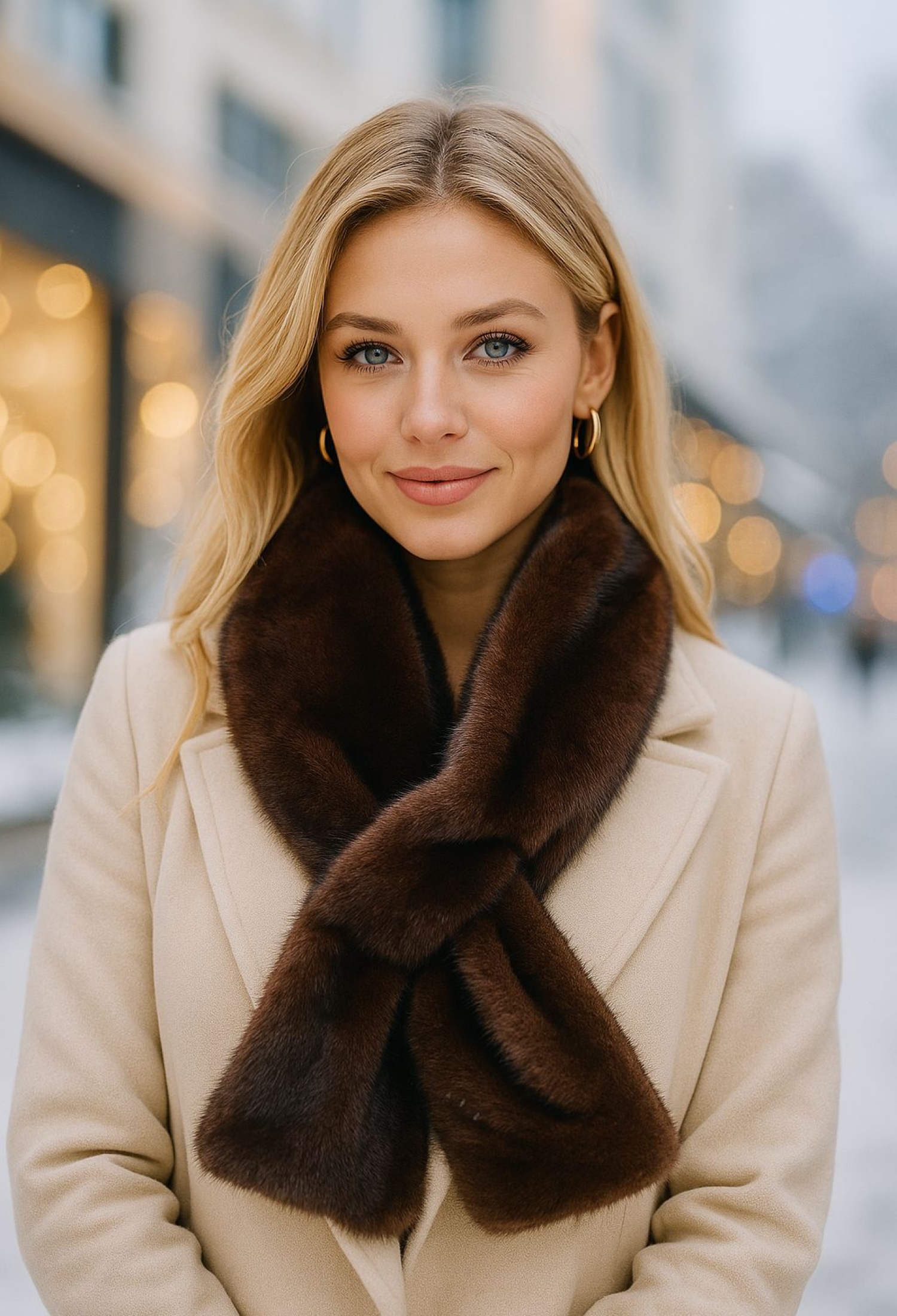 Plush Lanyard Scarf With Insert - Brand: Axesoire - Women & Kids, Baby Clothes Wholesale - TheBS Women