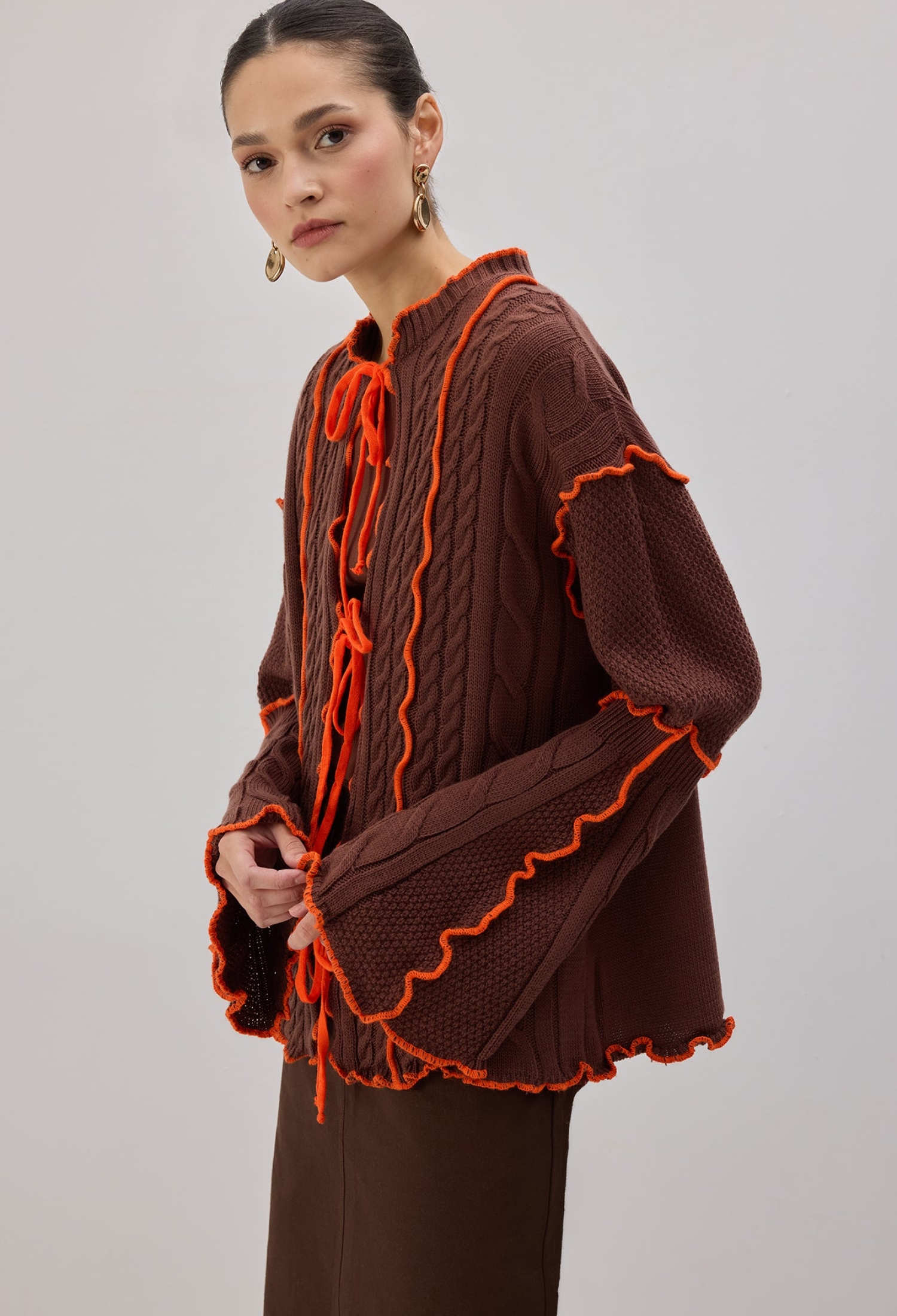 Casual Elegant Boho Vintage Retro Cardigan - Brand: Touche Prive - Women & Kids, Baby Clothes Wholesale - TheBS Women