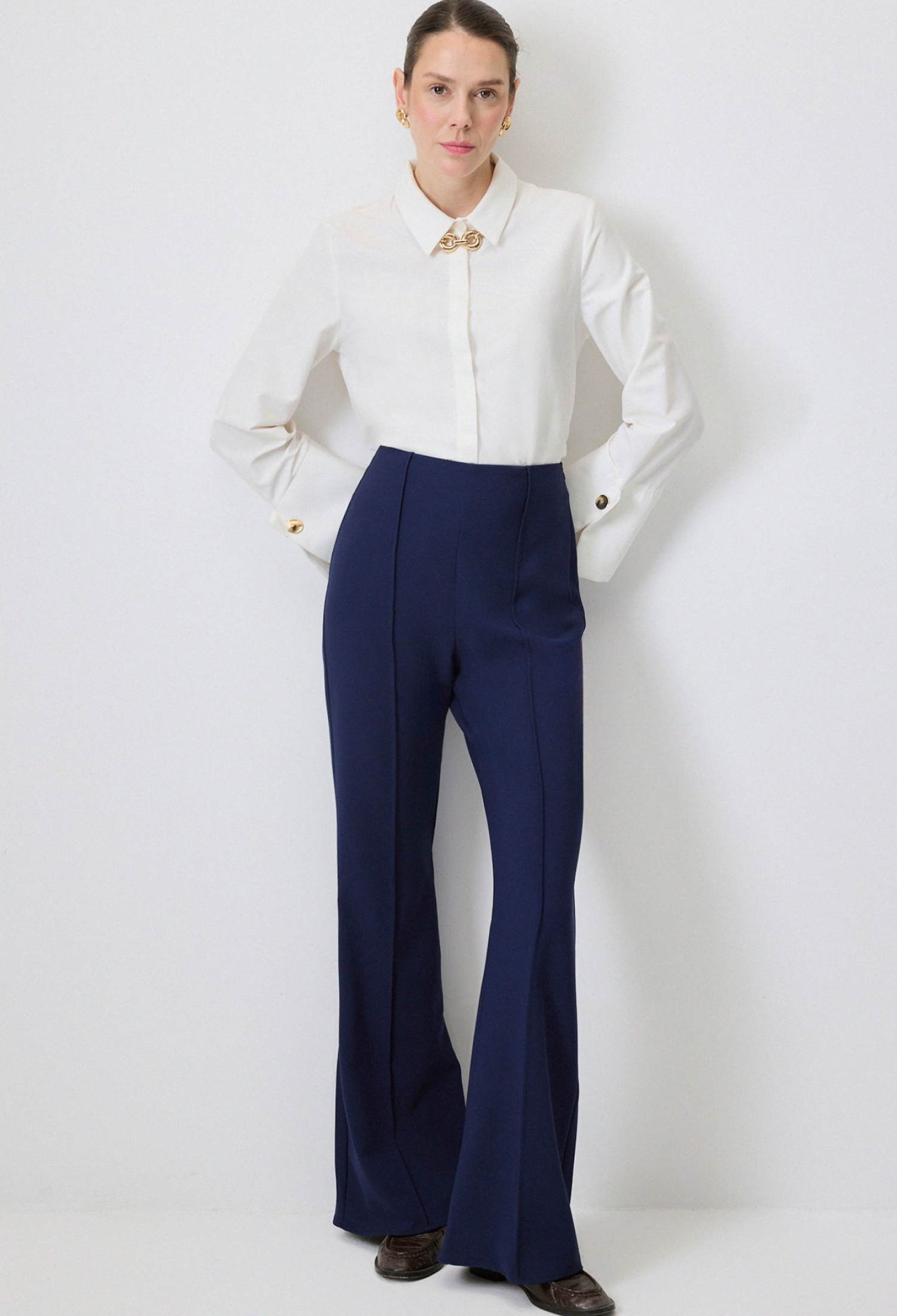 Elegant Bootcut Flare Leg Pants - Brand: Touche Prive - Women & Kids, Baby Clothes Wholesale - TheBS Women