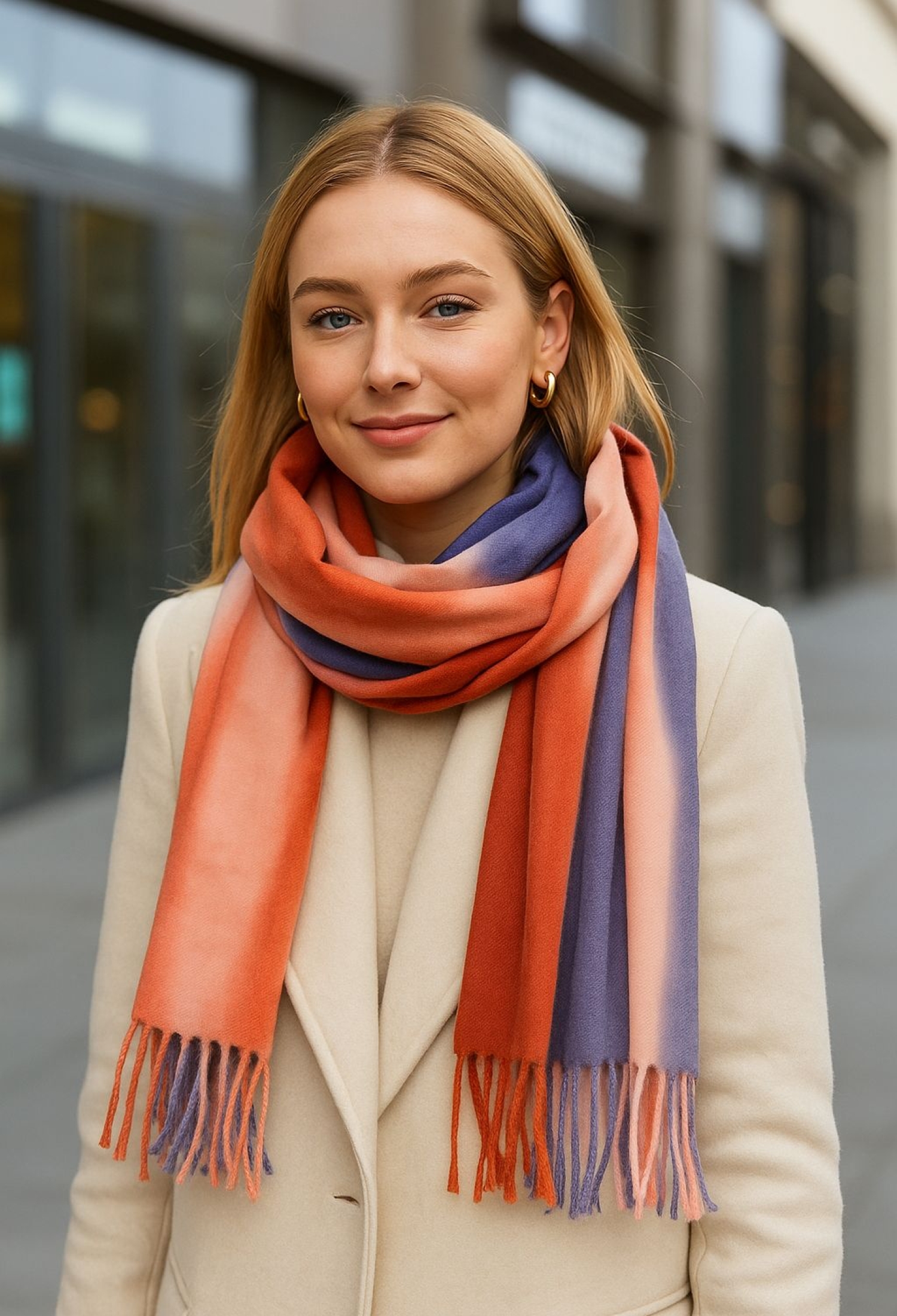 Ombre Casual Elegant Modest Shawl - Brand: Axesoire - Women & Kids, Baby Clothes Wholesale - TheBS Women