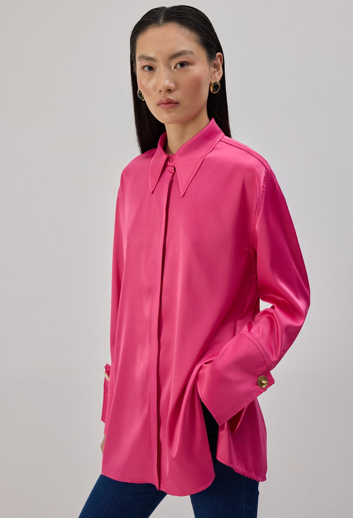 ElegantShirt With Buttoned Closure - Brand: Touche Prive - Women & Kids, Baby Clothes Wholesale - TheBS Women