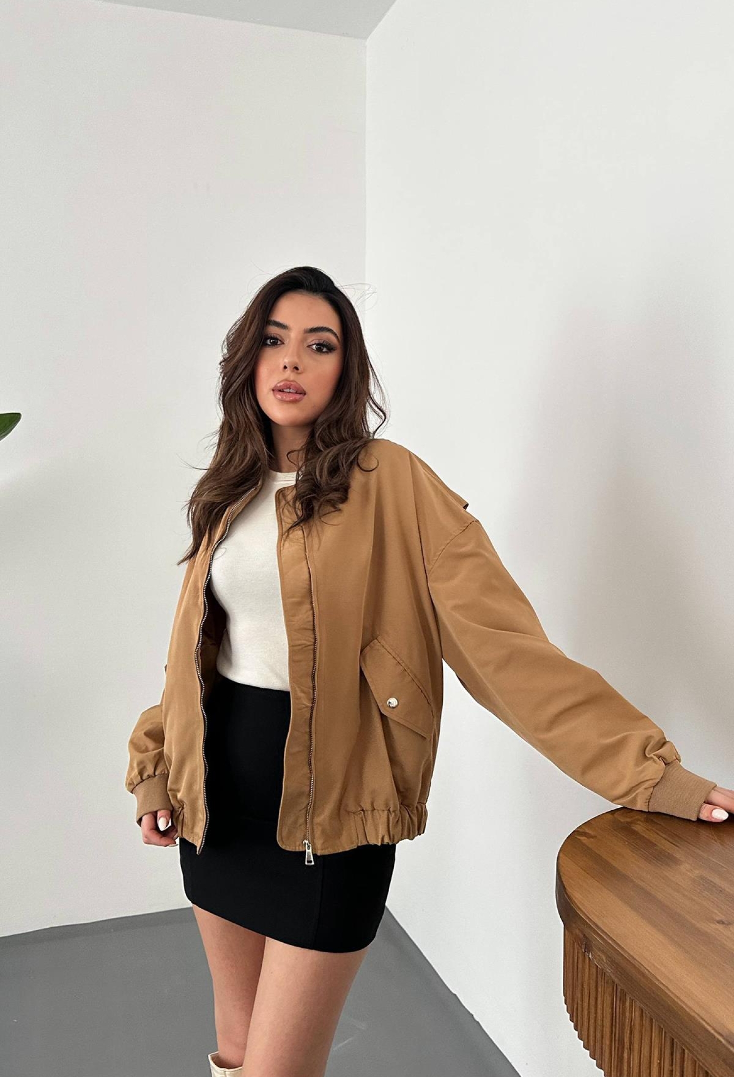 Patchwork Bomber Jacket - Brand: Elisa - Women & Kids, Baby Clothes Wholesale - TheBS Women