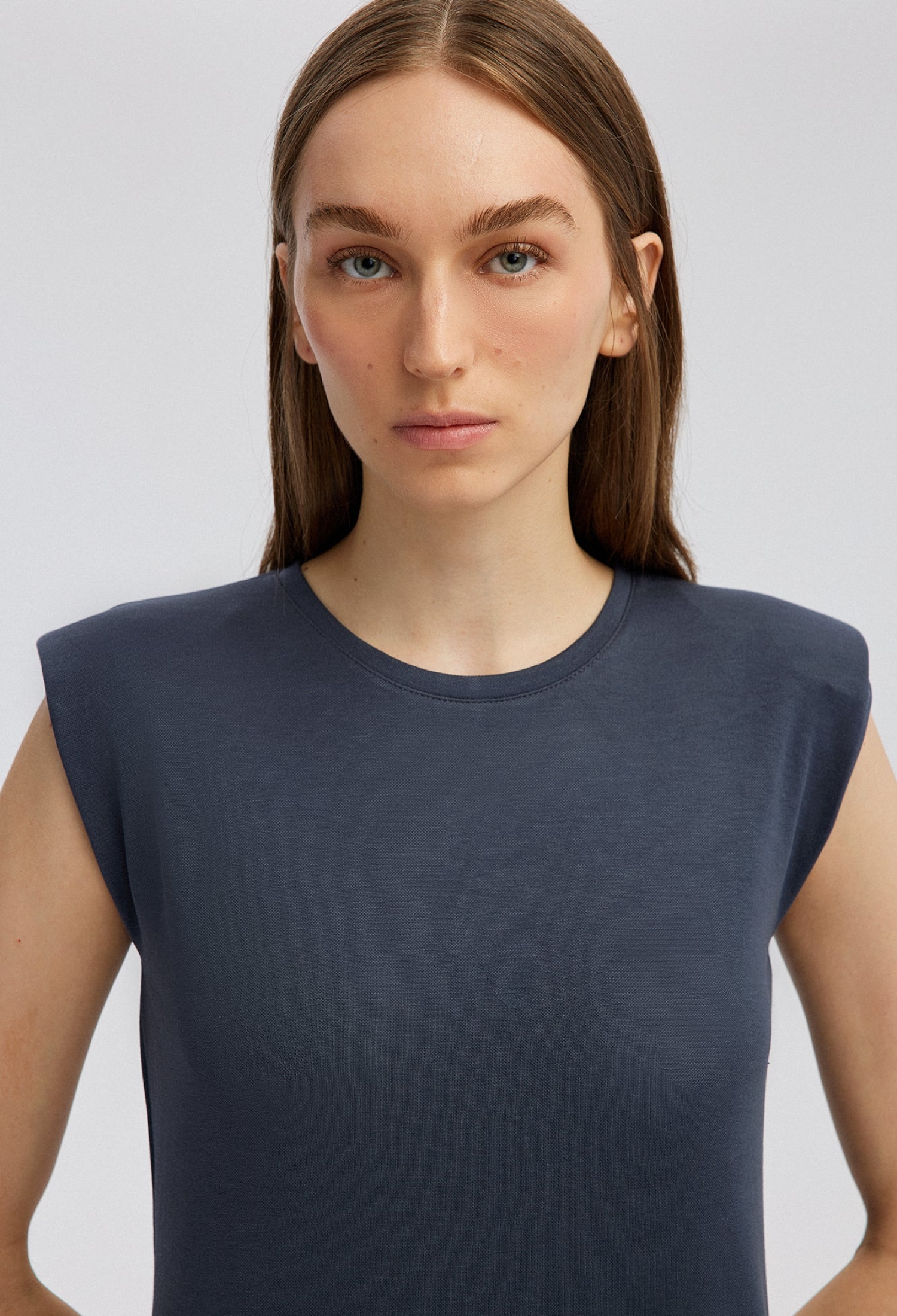 Navy Blue Casual Sport Shift Dress - Brand: Touche Prive - Women & Kids, Baby Clothes Wholesale - TheBS Women