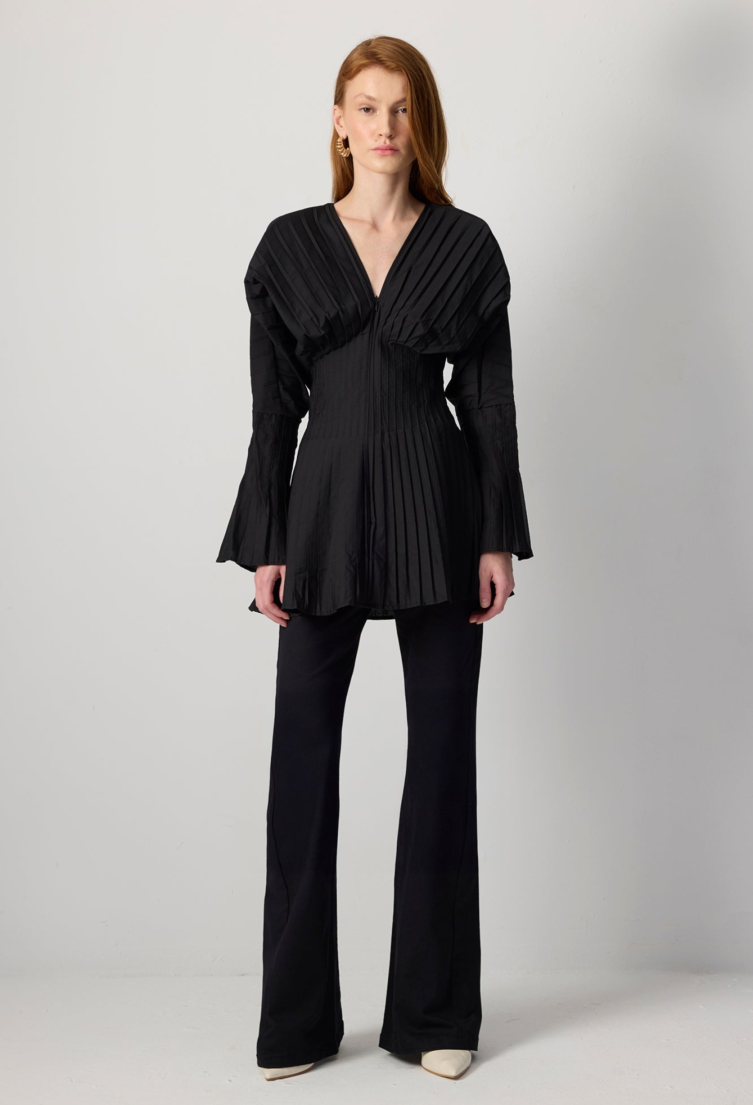 Elegant Slim Fit Striped Tunic - Brand: Touche Prive - Women & Kids, Baby Clothes Wholesale - TheBS Women