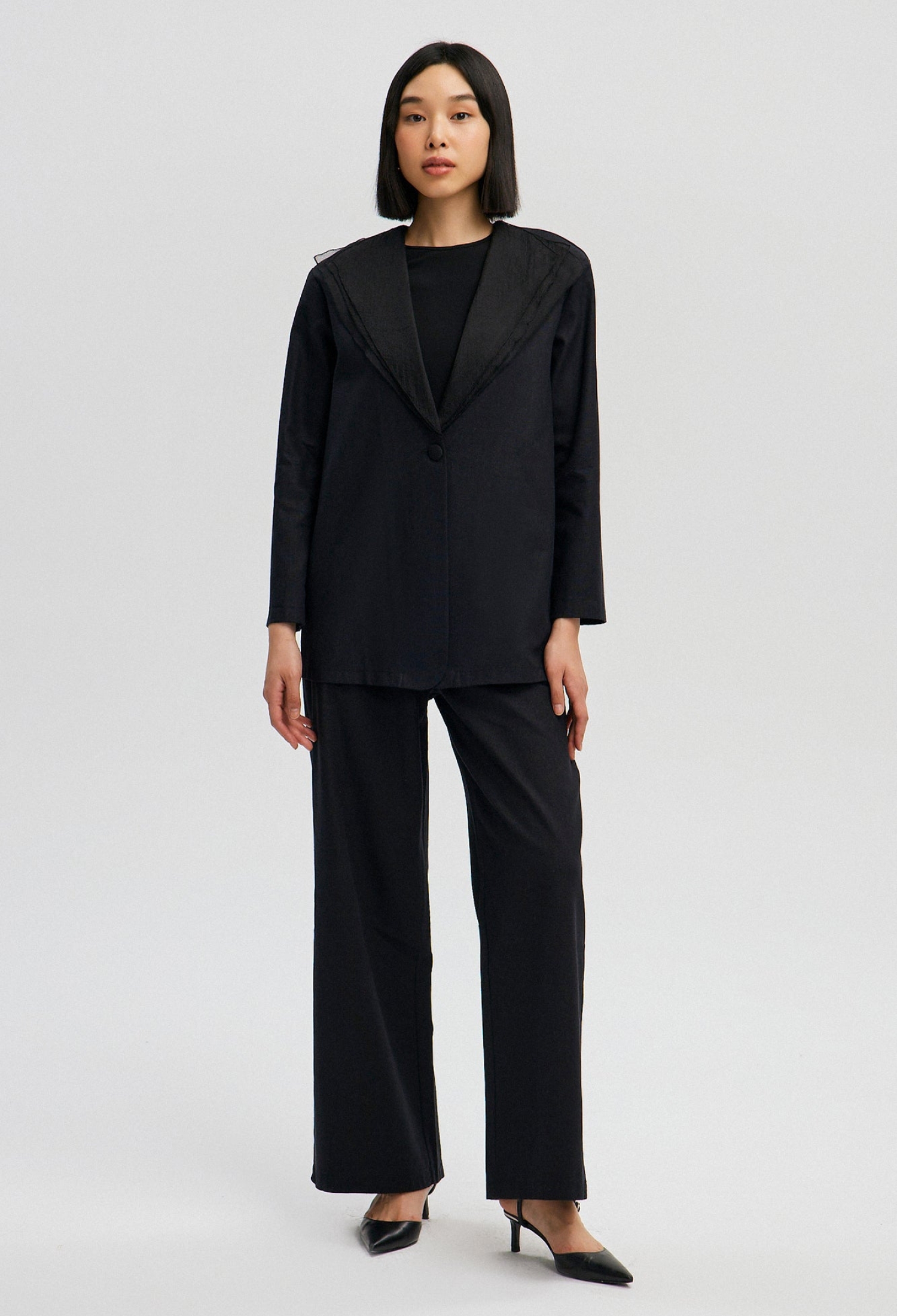 Formal Single-Breasted Blazer Jacket - Brand: Touche Prive - Women & Kids, Baby Clothes Wholesale - TheBS Women