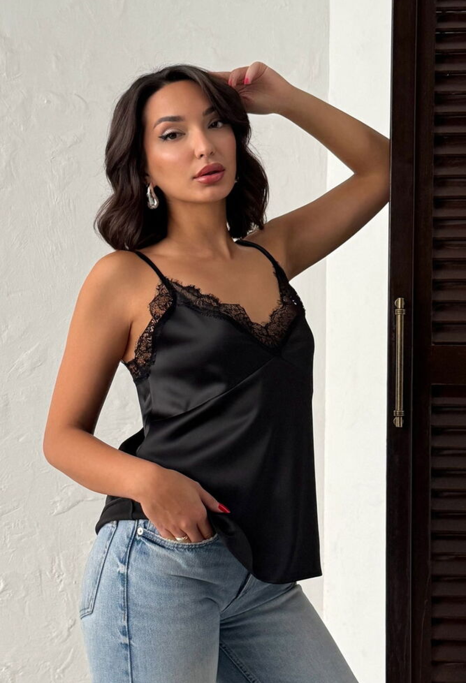 Sleeveless V-Neck Glam Blouse - Brand: Topshow - Women & Kids, Baby Clothes Wholesale - TheBS Women