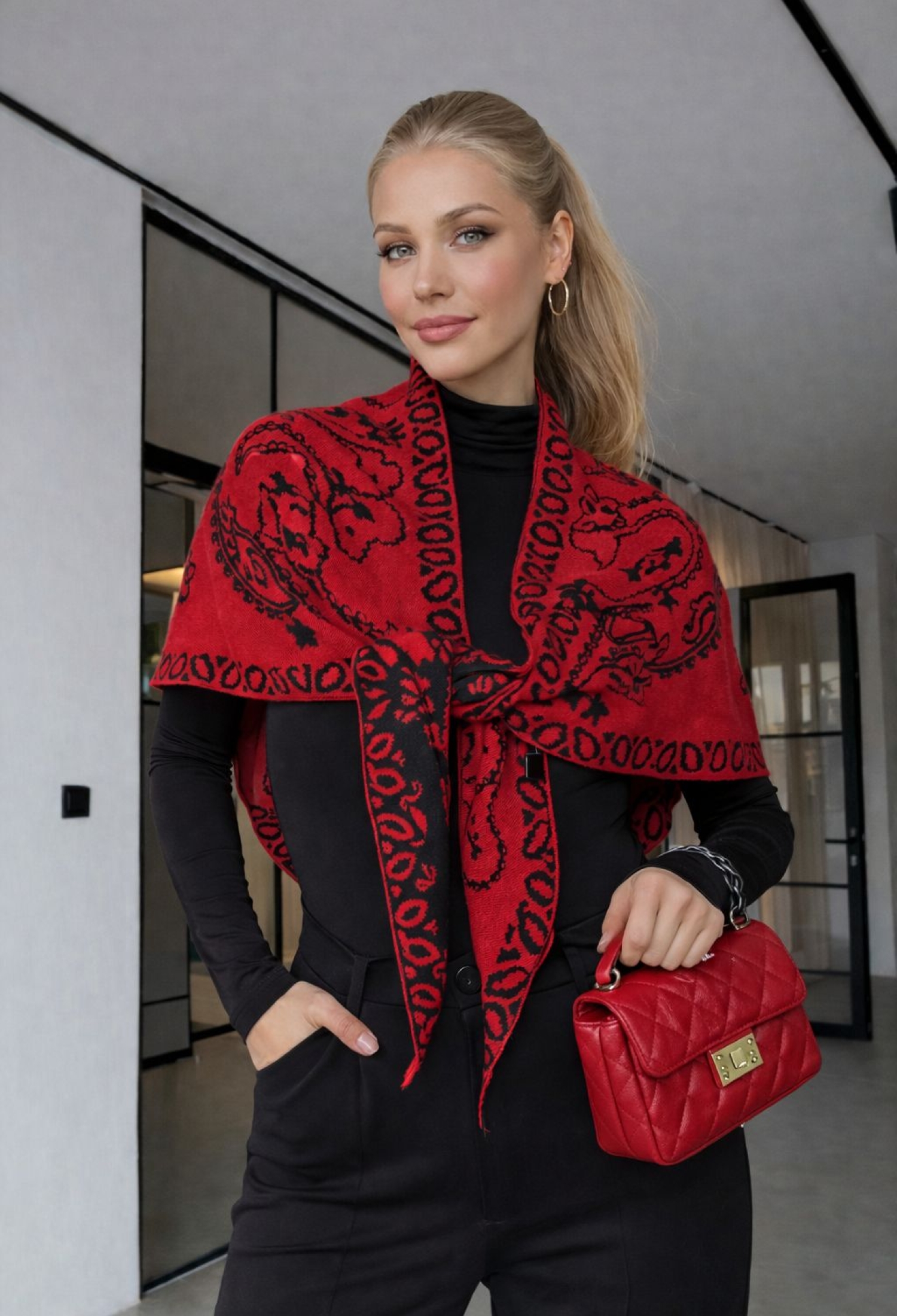 Elegant Formal Ethnic Paisley Shawl - Brand: Axesoire - Women & Kids, Baby Clothes Wholesale - TheBS Women