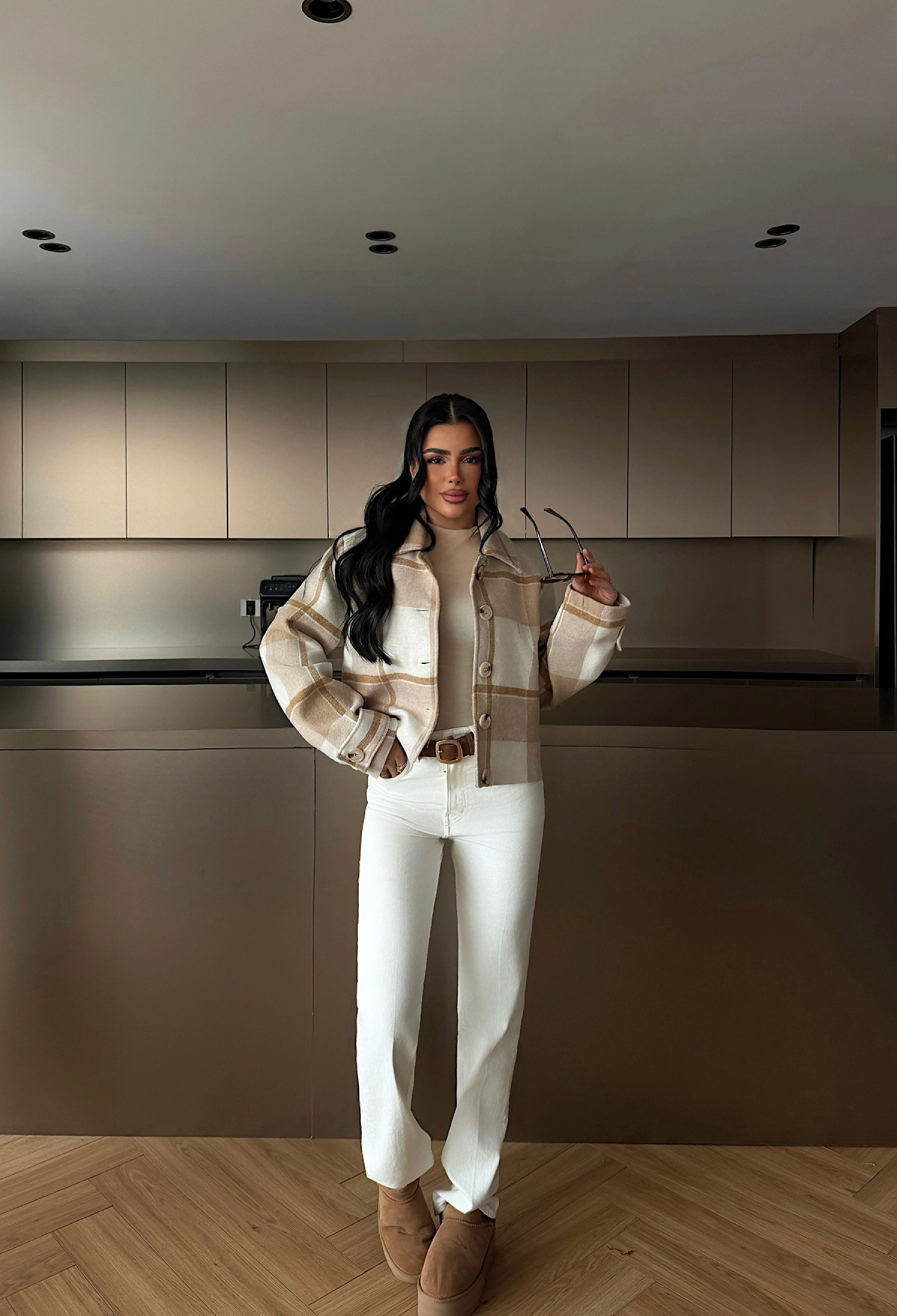 Checkered Shacket Jacket - Brand: EYYO ATELIER - Women & Kids, Baby Clothes Wholesale - TheBS Women